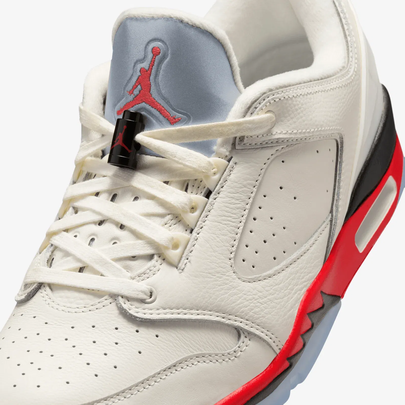 JORDAN SIXTY PLUS LOW { SAIL/FIRE RED-BLACK-REFLECT SILVER