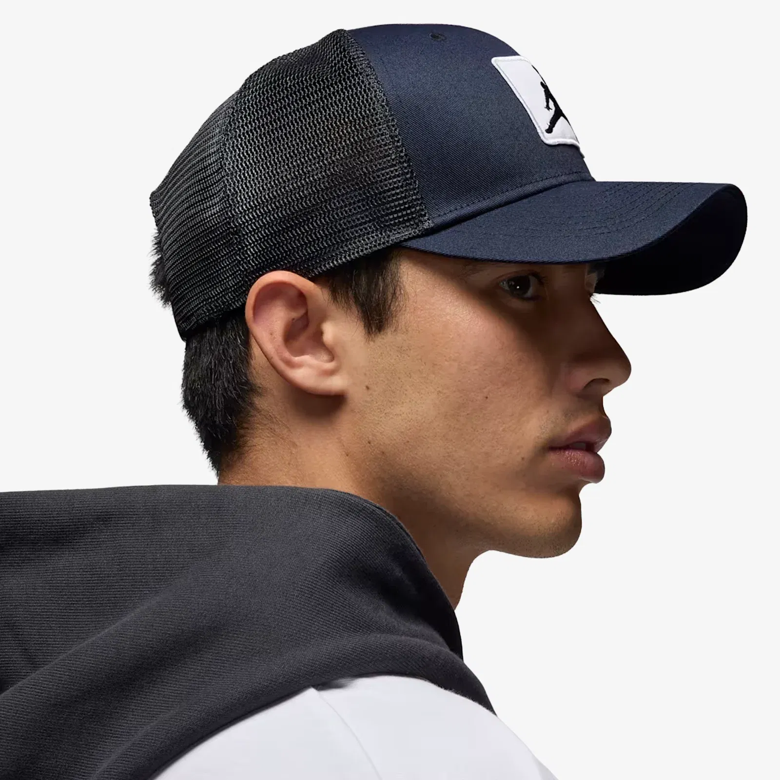 Jordan RISE STRUCTURED HAT { BLACK/WHITE