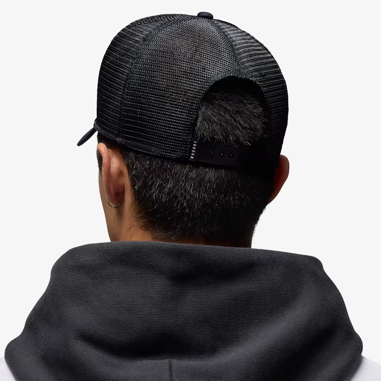 Jordan RISE STRUCTURED HAT { BLACK/WHITE