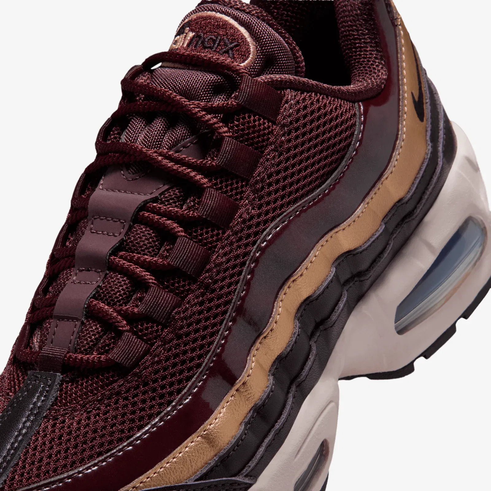 Nike AIR MAX 95 BIG BUBBLE SE { BURGUNDY CRUSH/MTLC RED BRONZE