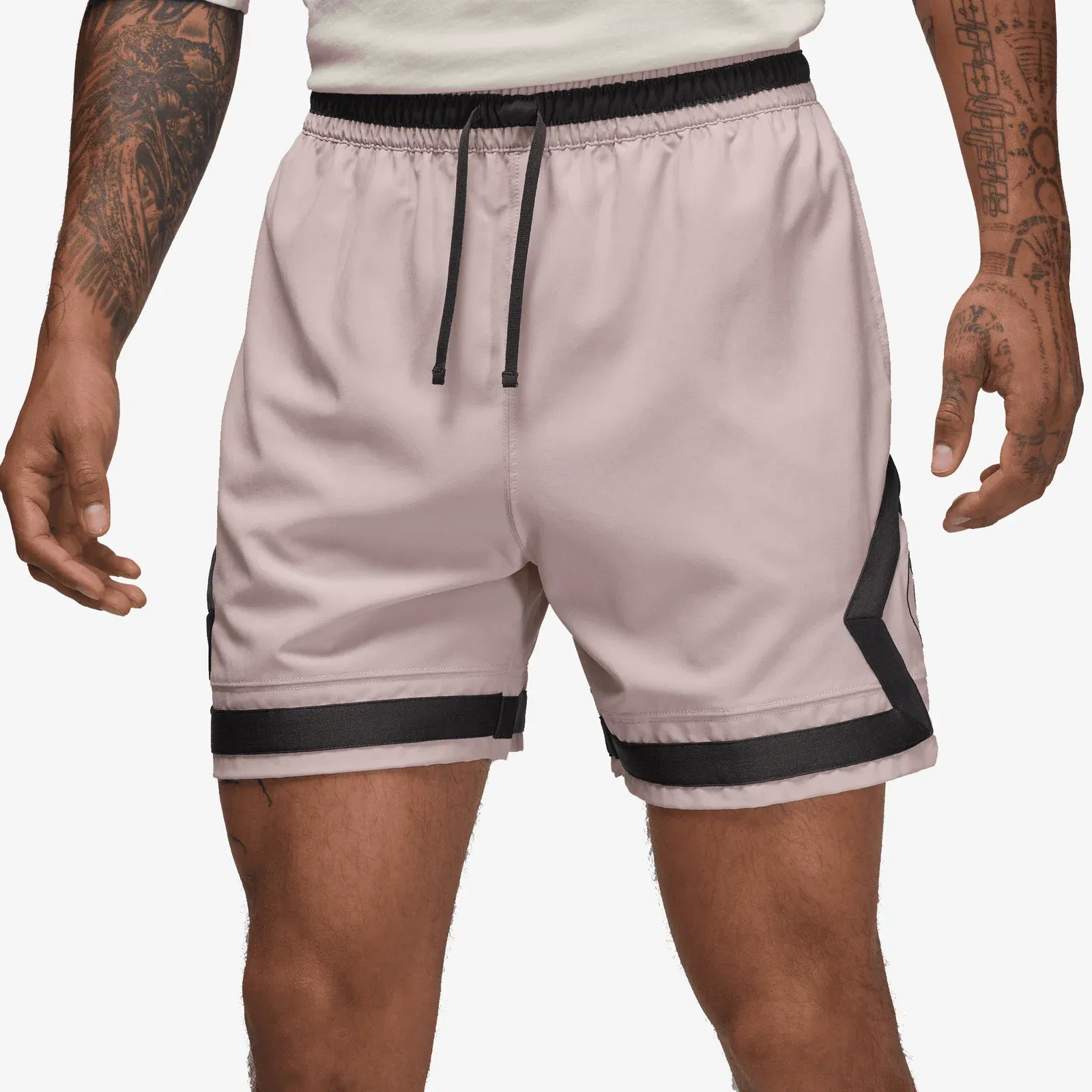 JORDAN PARIS SAINT-GERMAIN DIAMOND SHORTS { ROSE/ANTHRACITE/ANTHRACITE