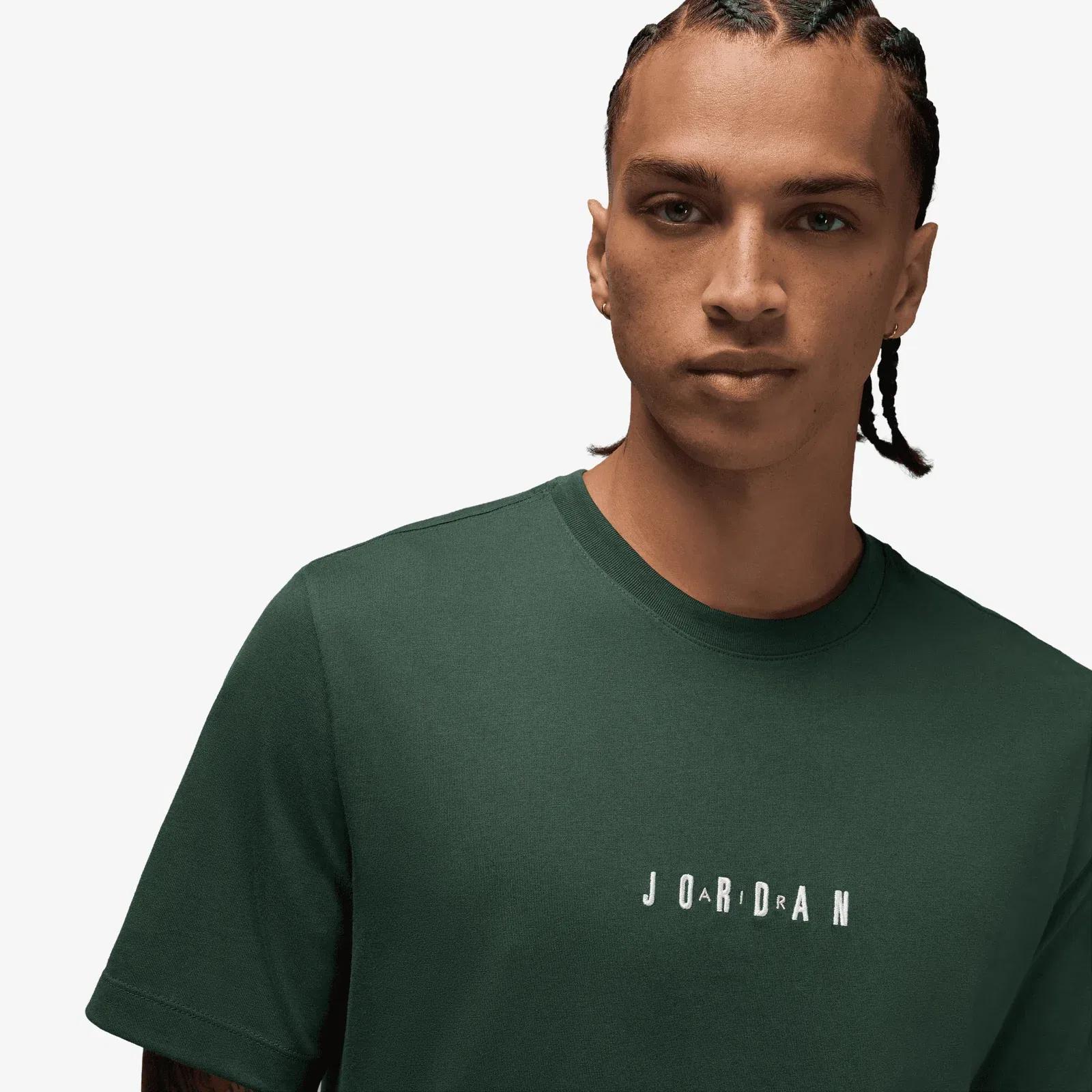 JORDAN JORDAN AIR T-SHIRT { MIDNIGHT GREEN/SAIL/SAIL