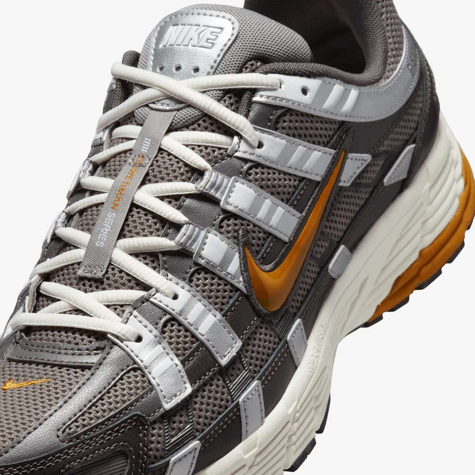 NIKE P-6000 { MEDIUM ASH/DESERT OCHRE-FLAT PEWTER