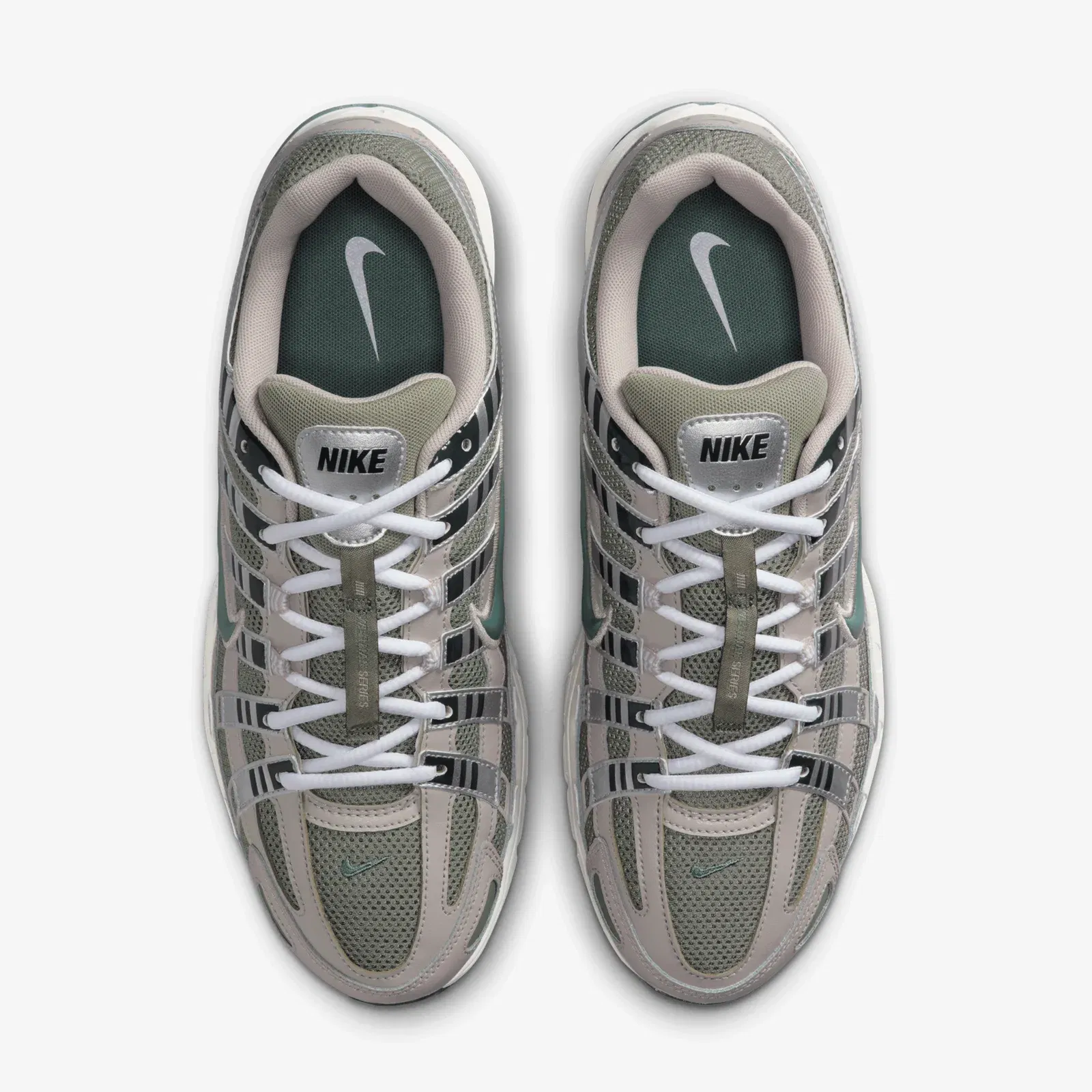 NIKE P-6000 { CREAM II/CLAY GREEN-ANTHRACITE