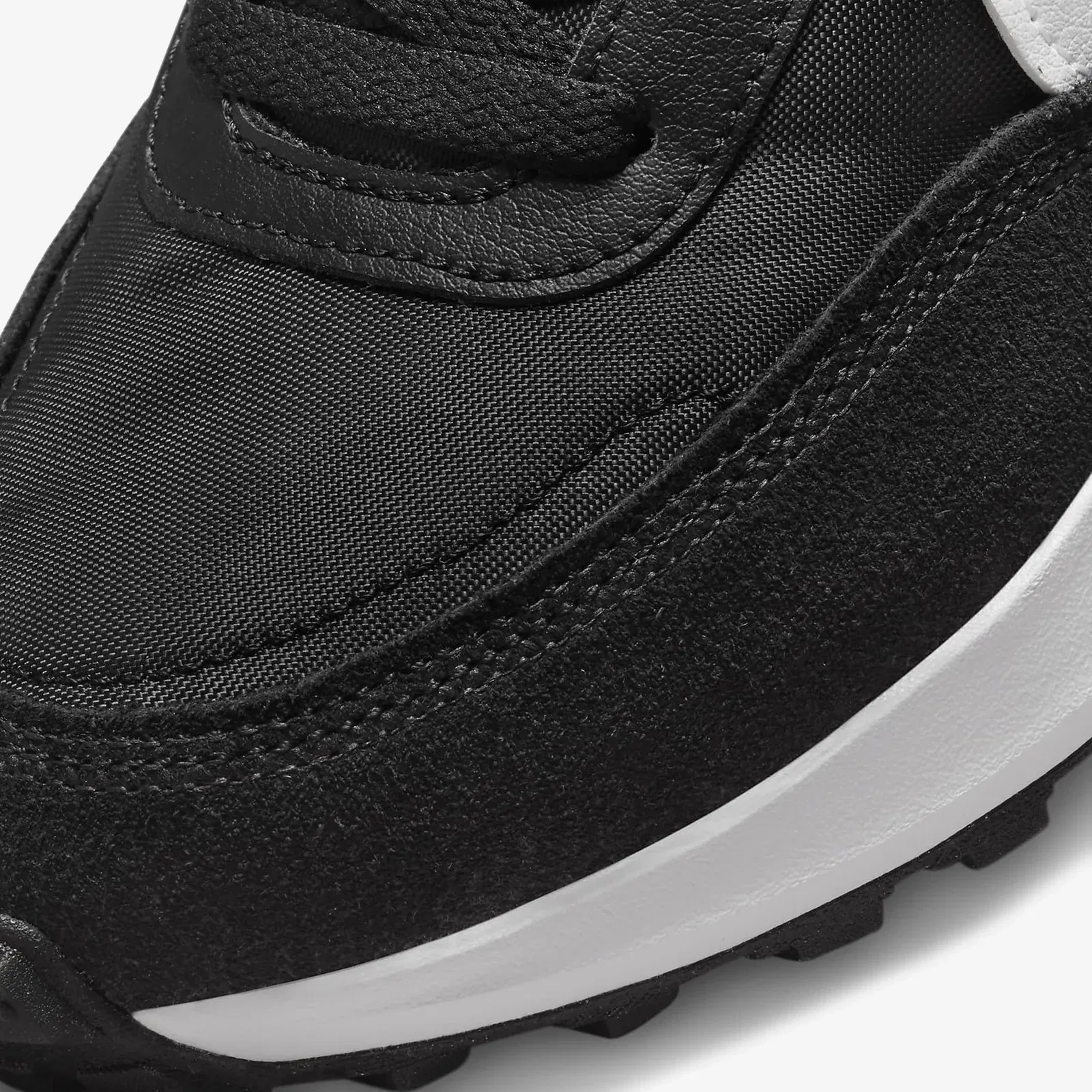 Nike WAFFLE DEBUT { BLACK/WHITE-ORANGE-CLEAR