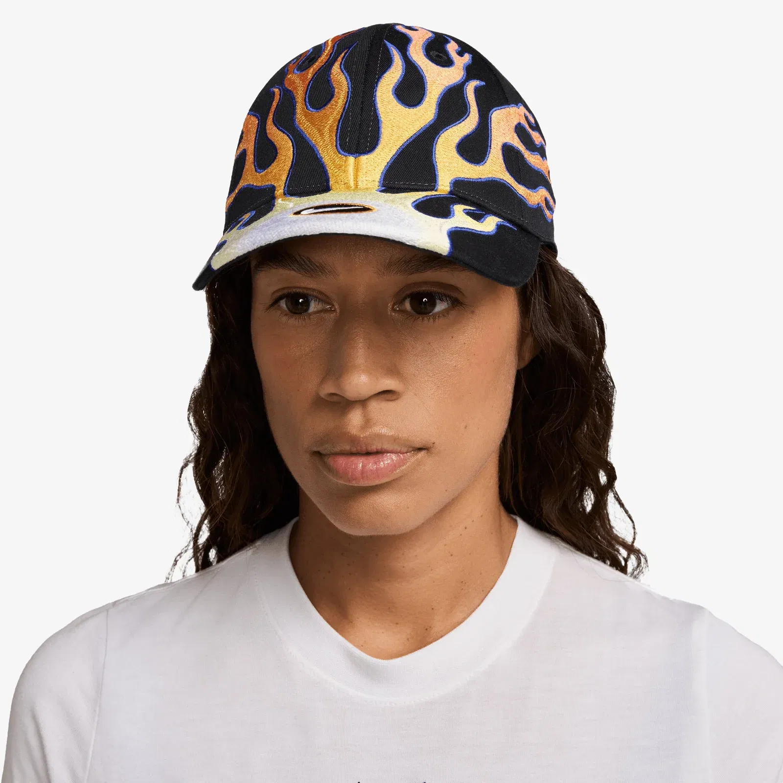 NIKE STRUCTURED OG FLAME CAP { BLACK