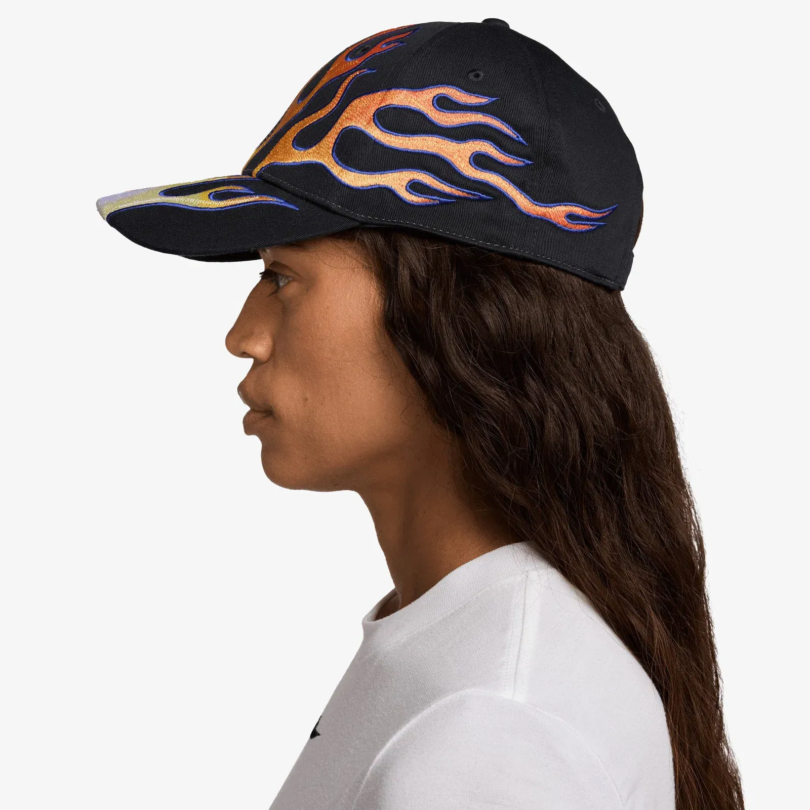 NIKE STRUCTURED OG FLAME CAP { BLACK