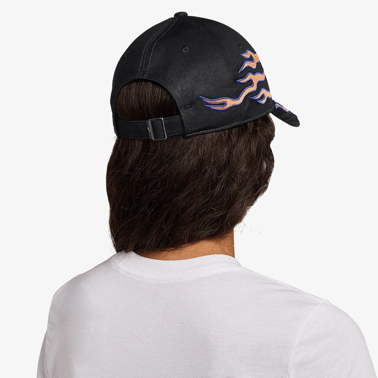 NIKE STRUCTURED OG FLAME CAP { BLACK