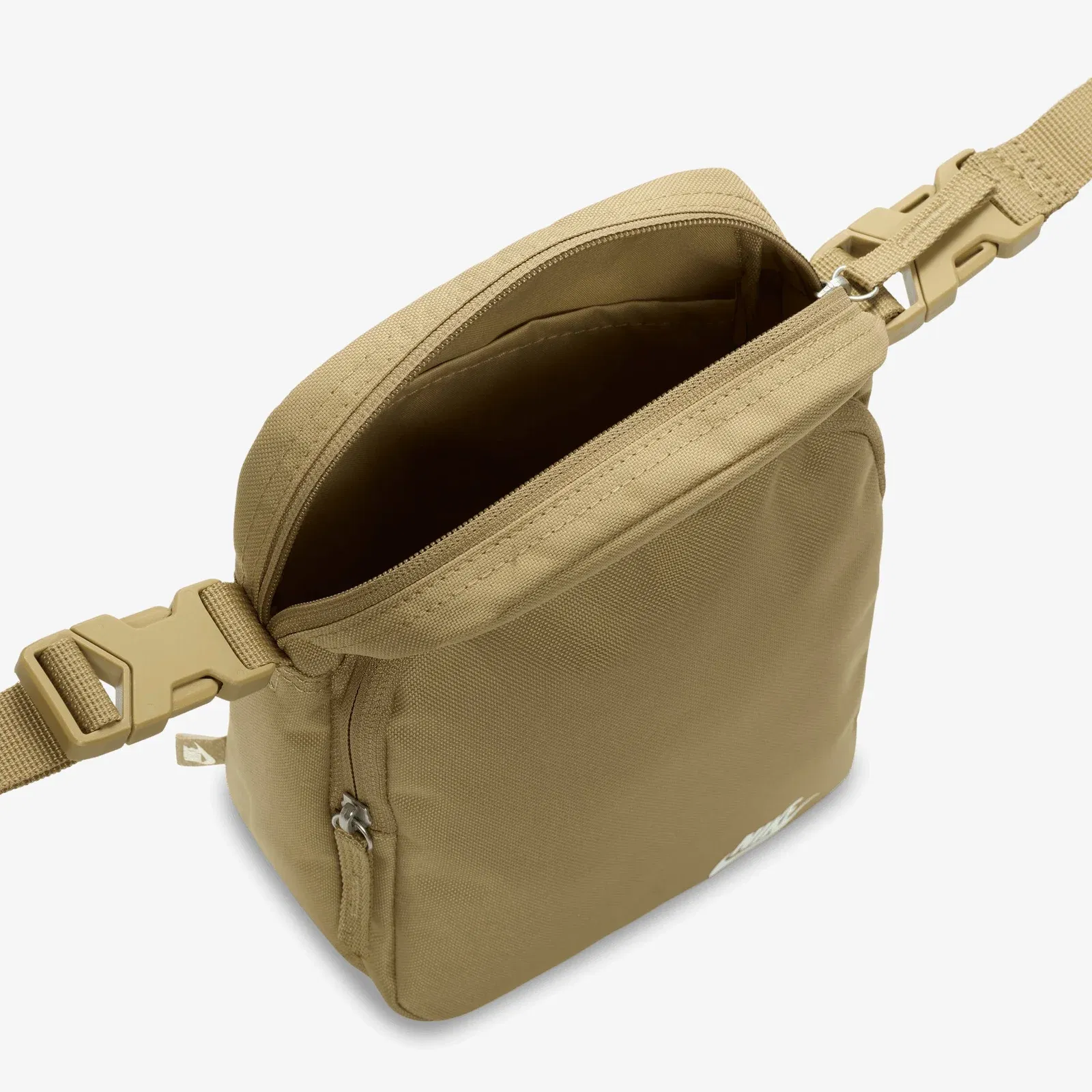 NIKE HERITAGE CROSSBODY BAG (4L) { PARACHUTE BEIGE/SUMMIT WHITE
