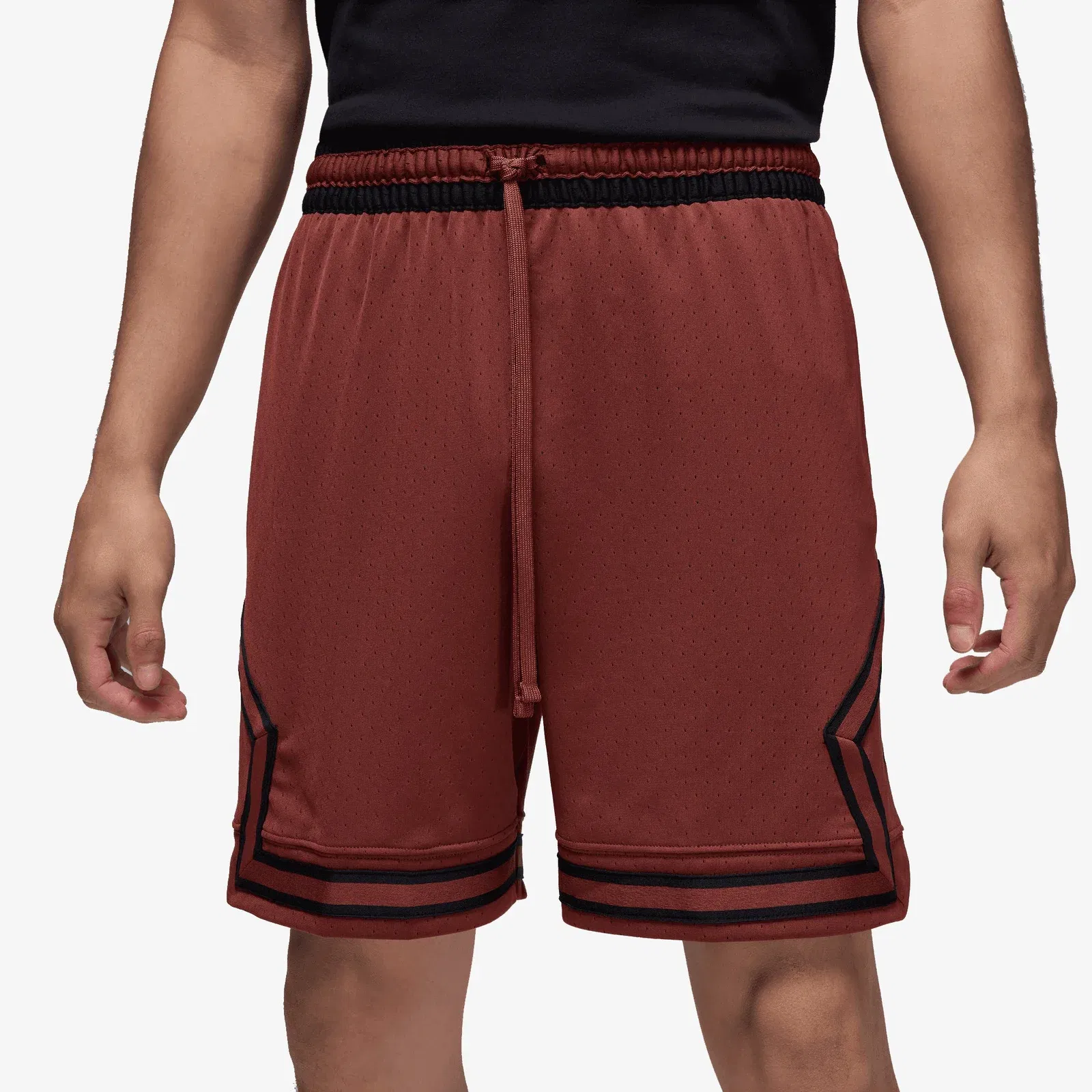JORDAN DRI-FIT MESH DIAMOND SHORTS { DARK PONY/BLACK/BLACK