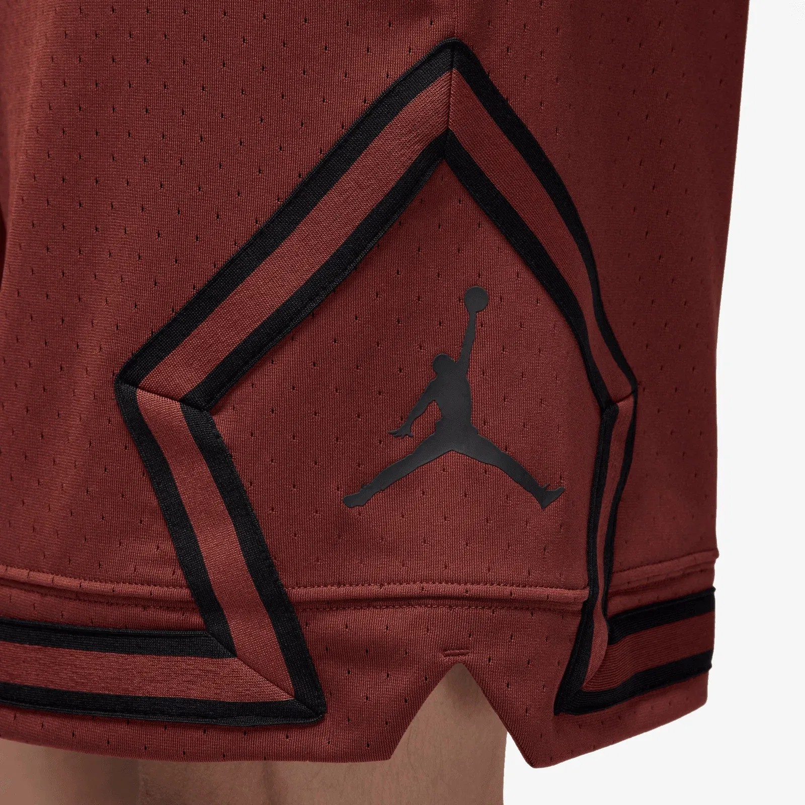 JORDAN DRI-FIT MESH DIAMOND SHORTS { DARK PONY/BLACK/BLACK