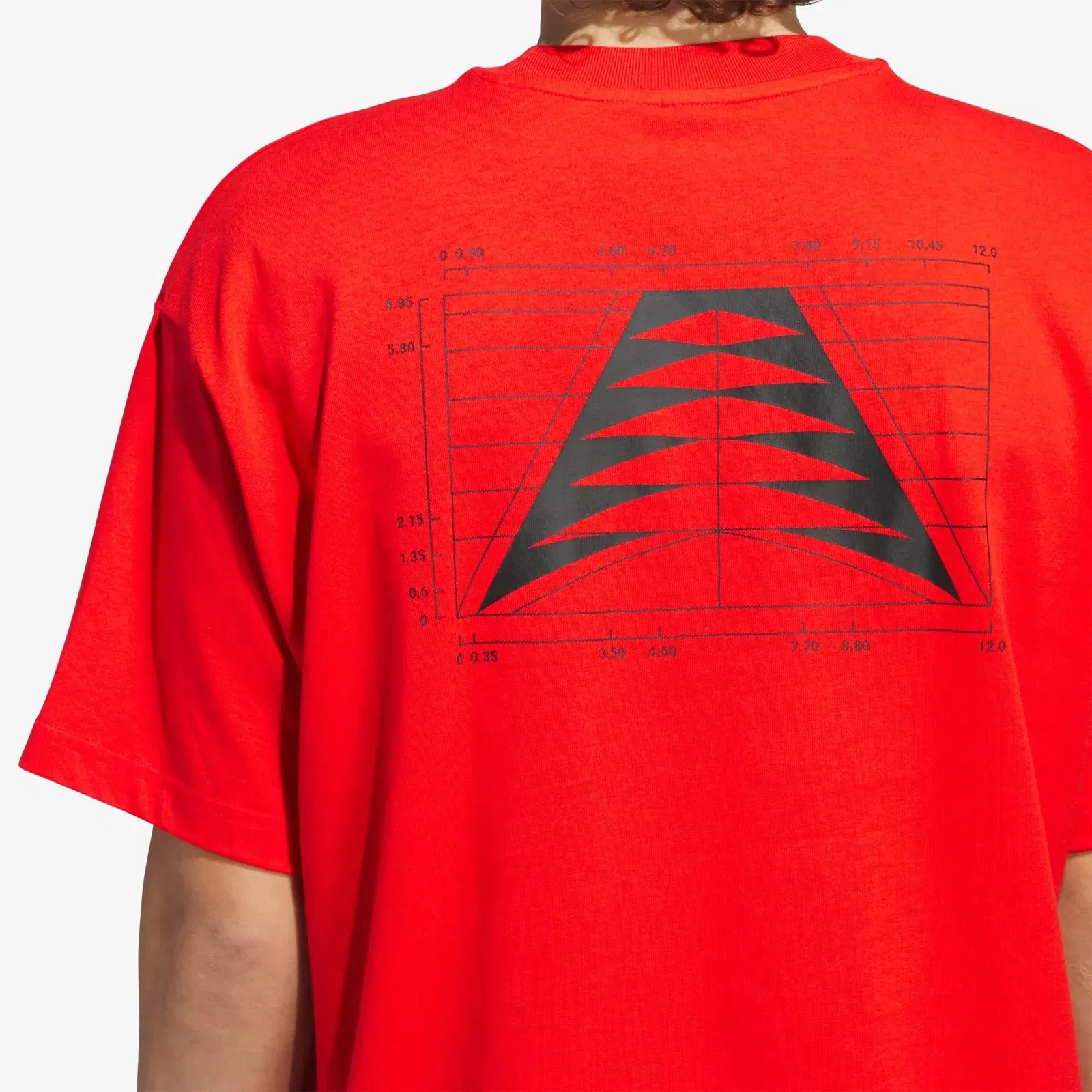 Adidas Originals ANTHONY EDWARDS SEASONAL LOGO T-Shirt { ACTIVE RED