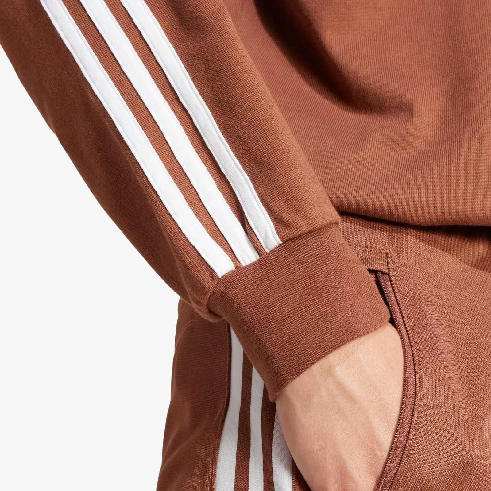 Adidas Originals ADICOLOR RUGBY POLO SHIRT { PRELOVED BROWN