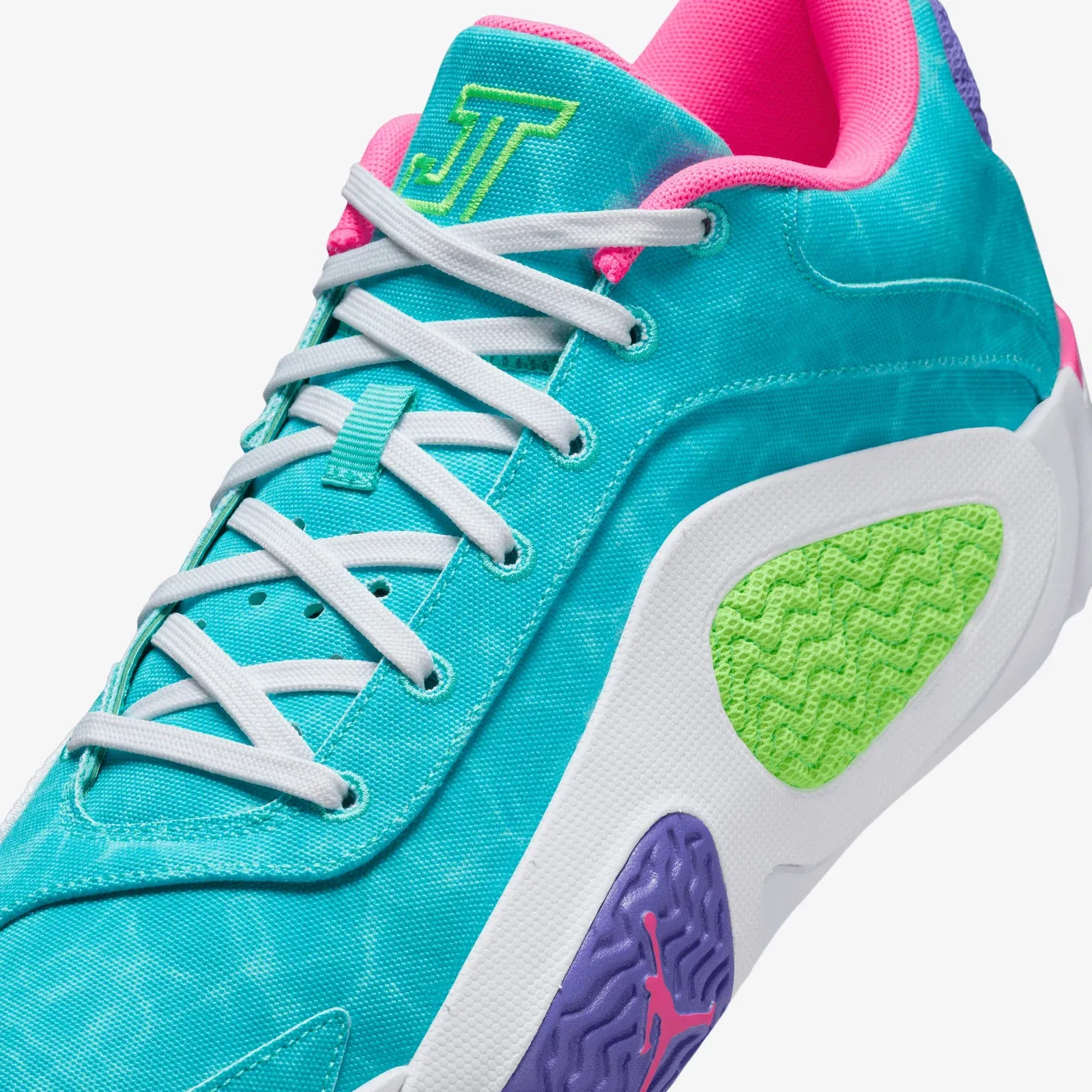 JORDAN JASON TATUM 2PF { HYPER JADE/GREEN STRIKE-WHITE-HYPER PINK