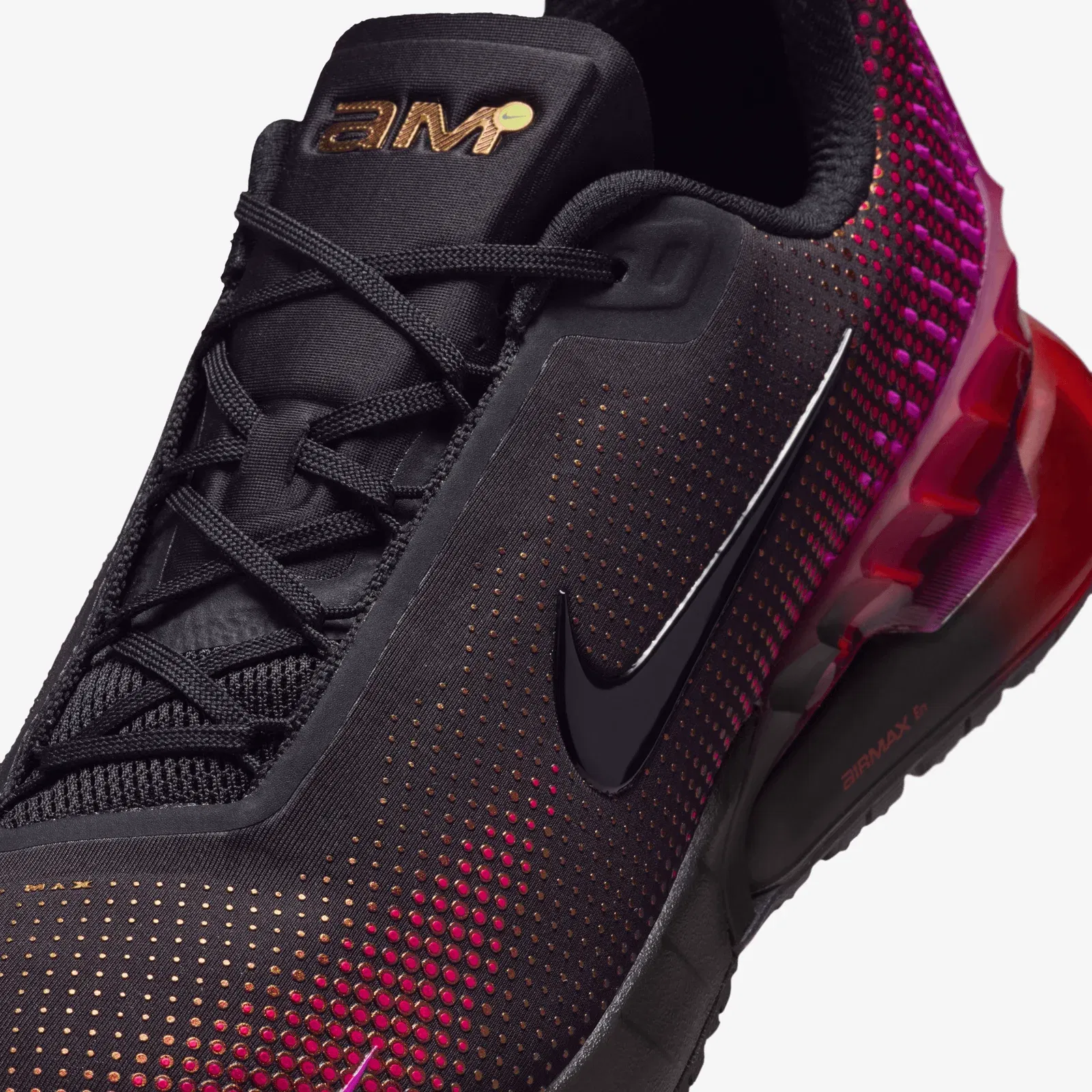 NIKE NIKE AIR MAX PHOENIX SE { BLACK/BLACK-VIVID PURPLE-CHALLENGE RED