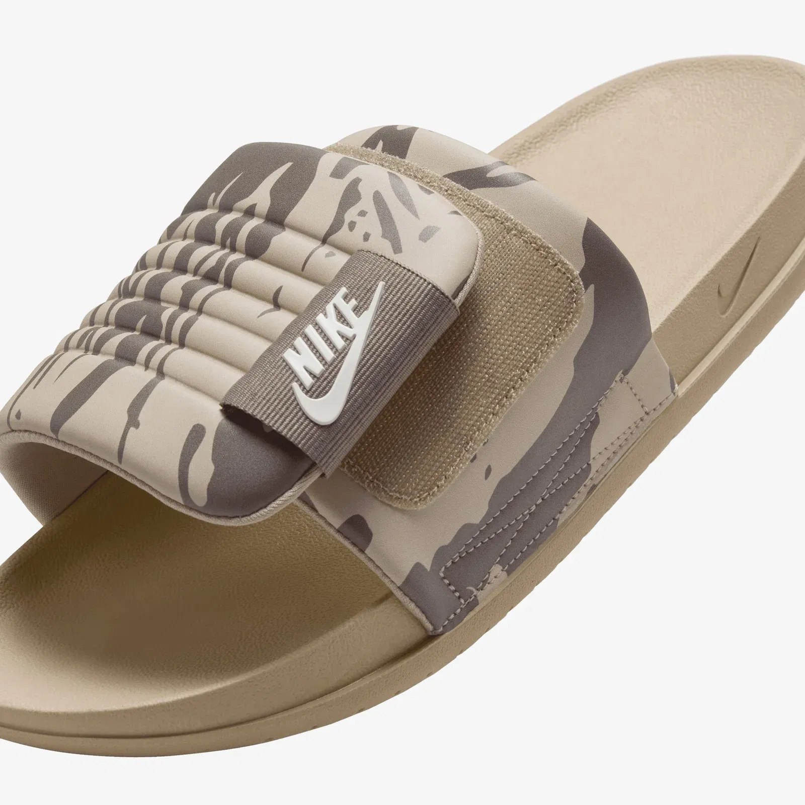 NIKE OFFCOURT ADJUST { LIMESTONE/SEA GLASS-OLIVE GREY