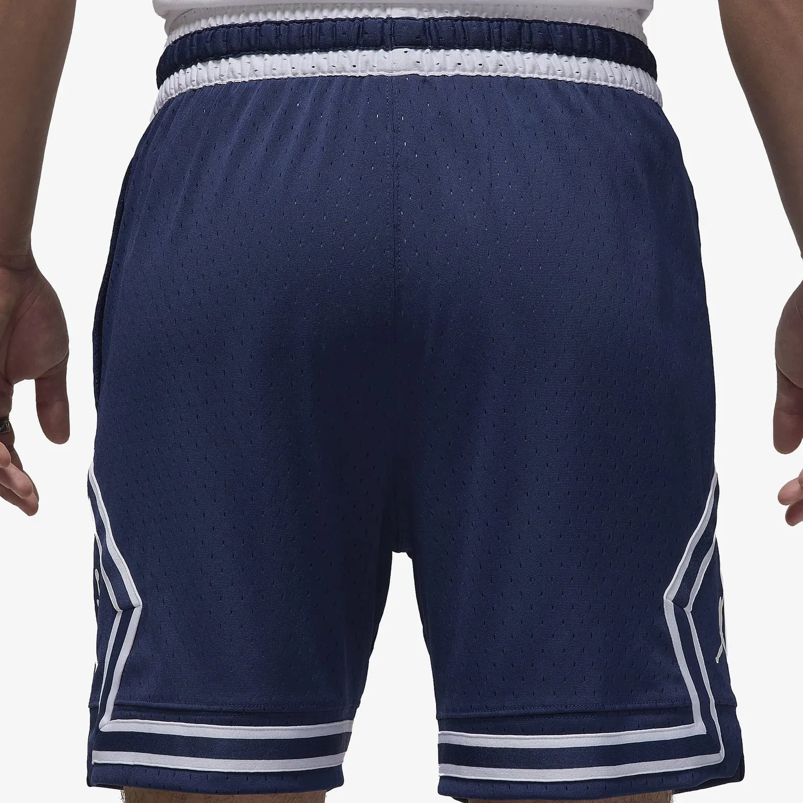 JORDAN DRI-FIT SPORT DIAMOND SHORTS { MIDNIGHT NAVY/WHITE/WHITE