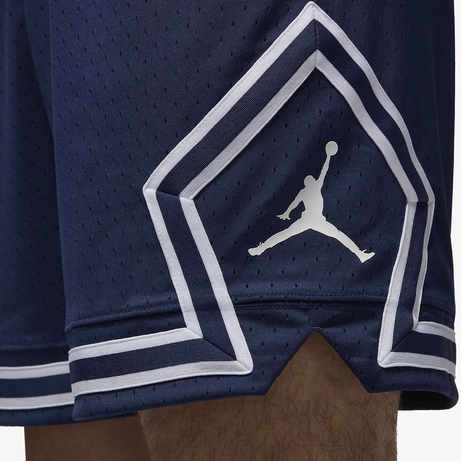 JORDAN DRI-FIT SPORT DIAMOND SHORTS { MIDNIGHT NAVY/WHITE/WHITE