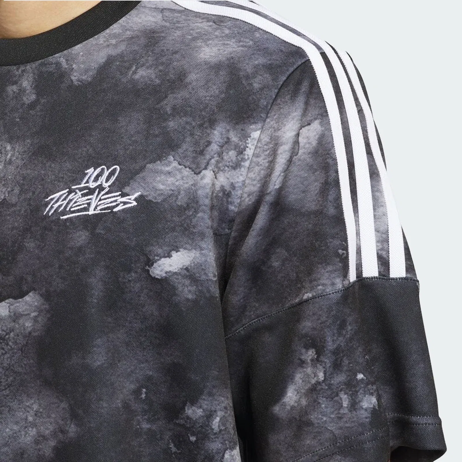 Adidas Originals 100 THIEVES JERSEY { BLACK