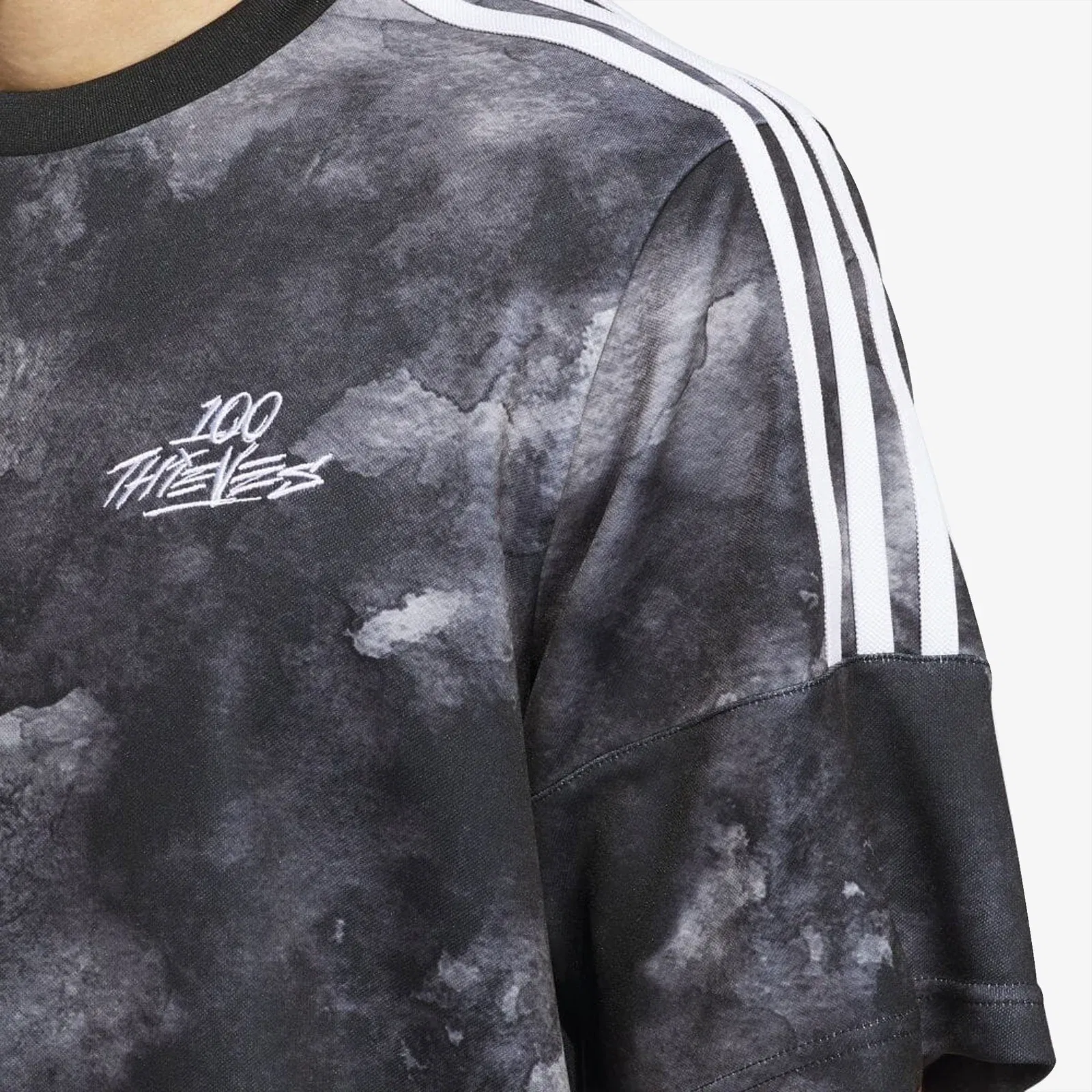 Adidas Originals 100 THIEVES JERSEY { BLACK