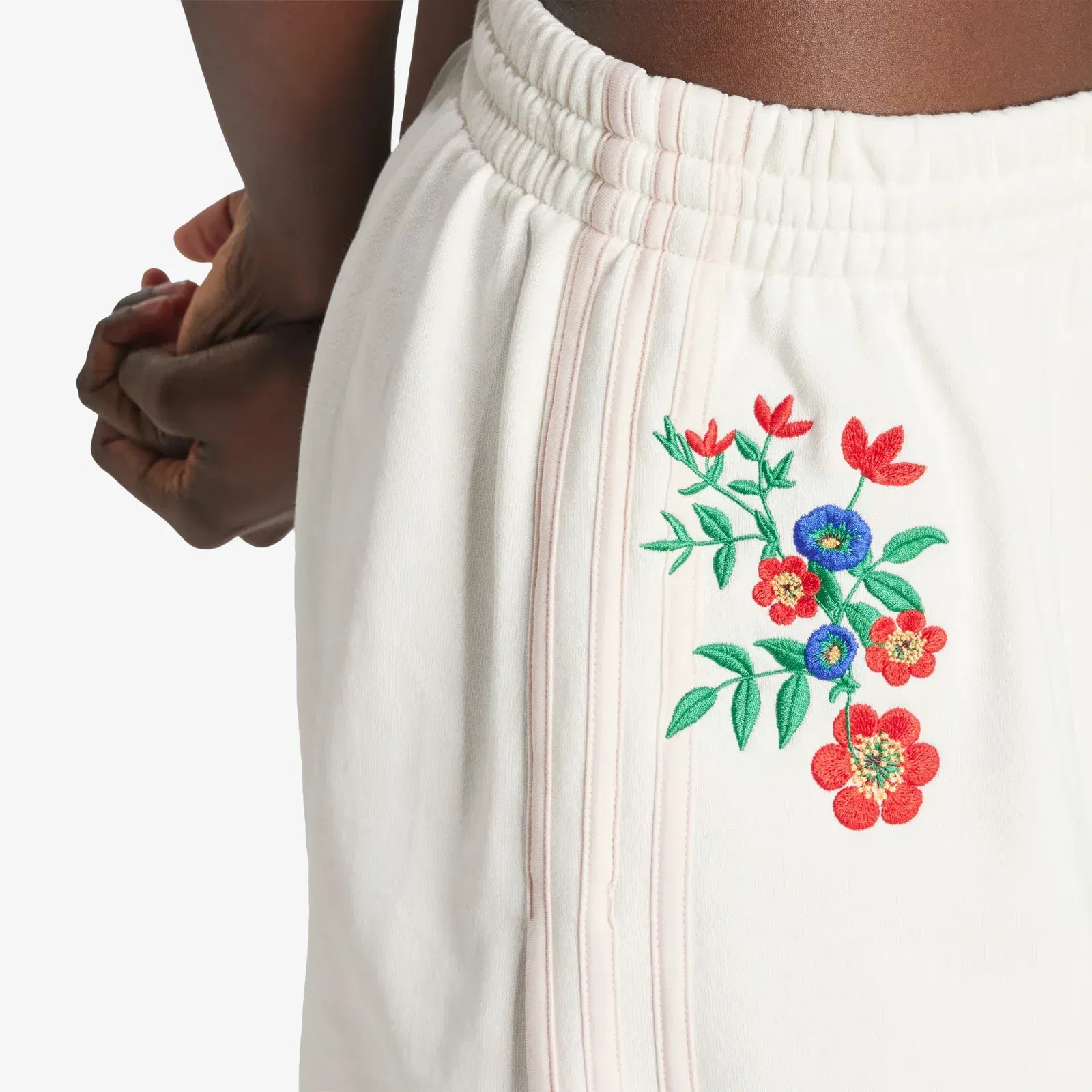 Adidas Originals FASHION GRAPHICS FLORAL SHORTS { CLOUD WHITE