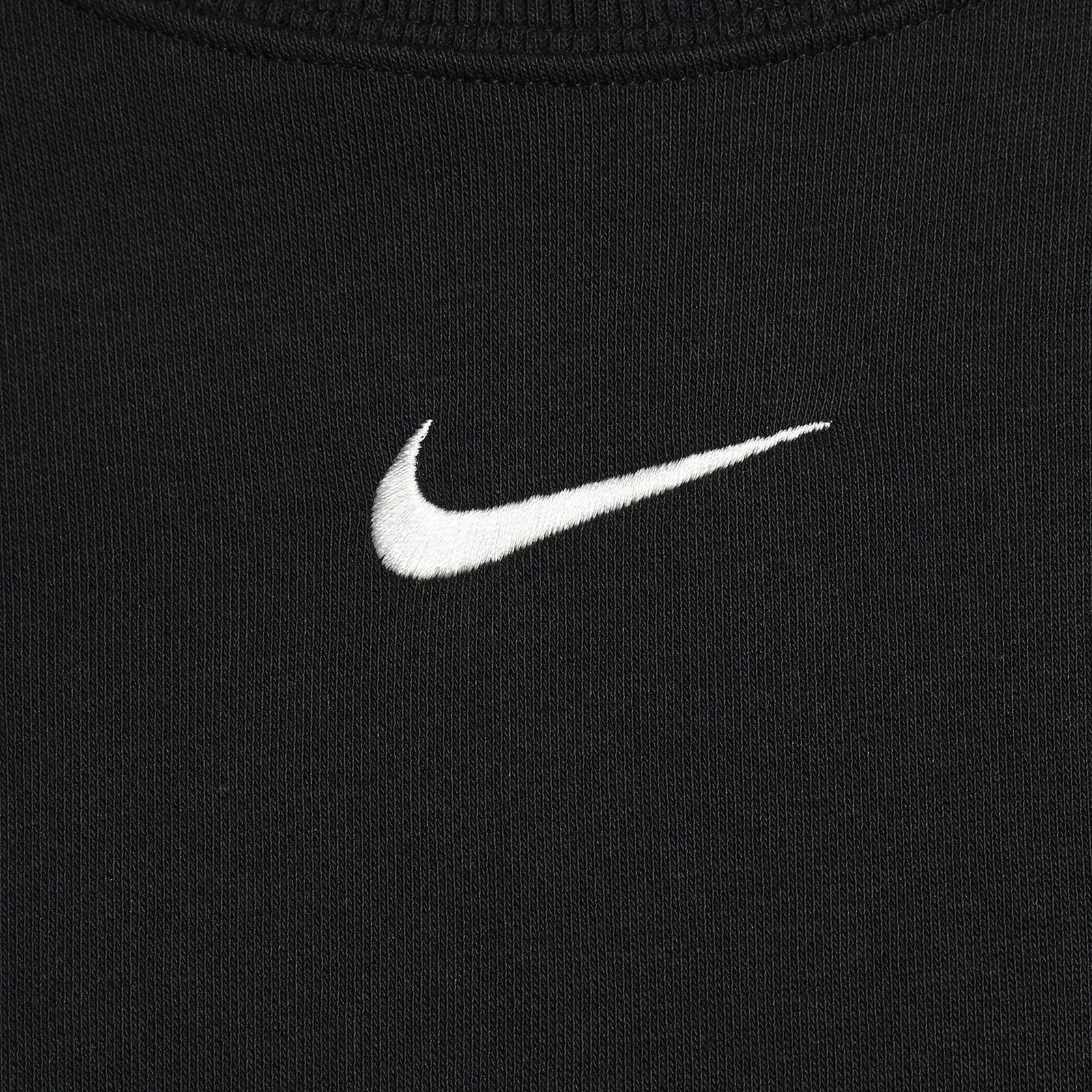 Nike SPORTSWEAR PHOENIX FLEECE CREW-NECK TERRY { BLACK/SAIL