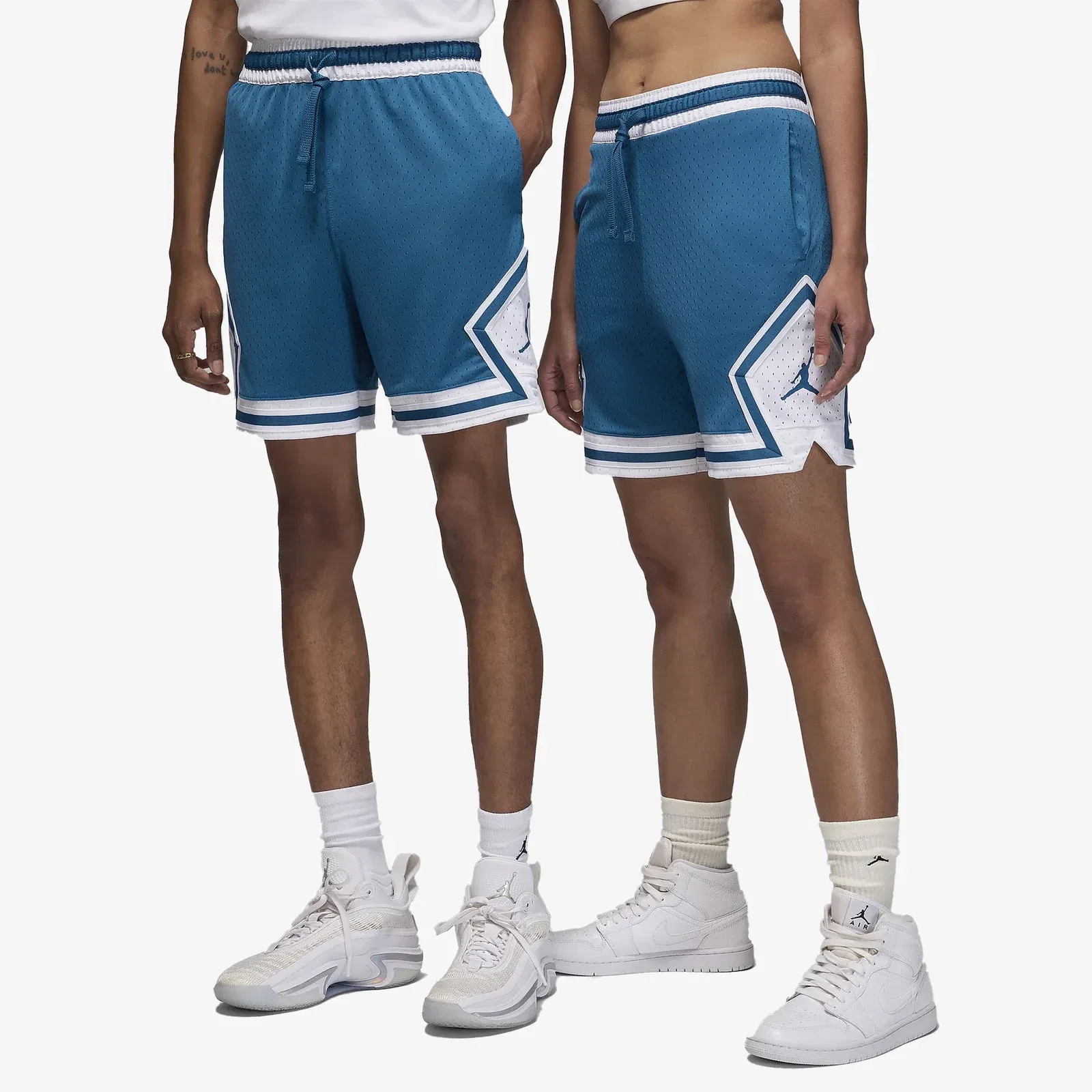 Jordan DRI-FIT SPORT DIAMOND SHORTS { INDUSTRIAL BLUE/WHITE/INDUSTRIAL BLUE