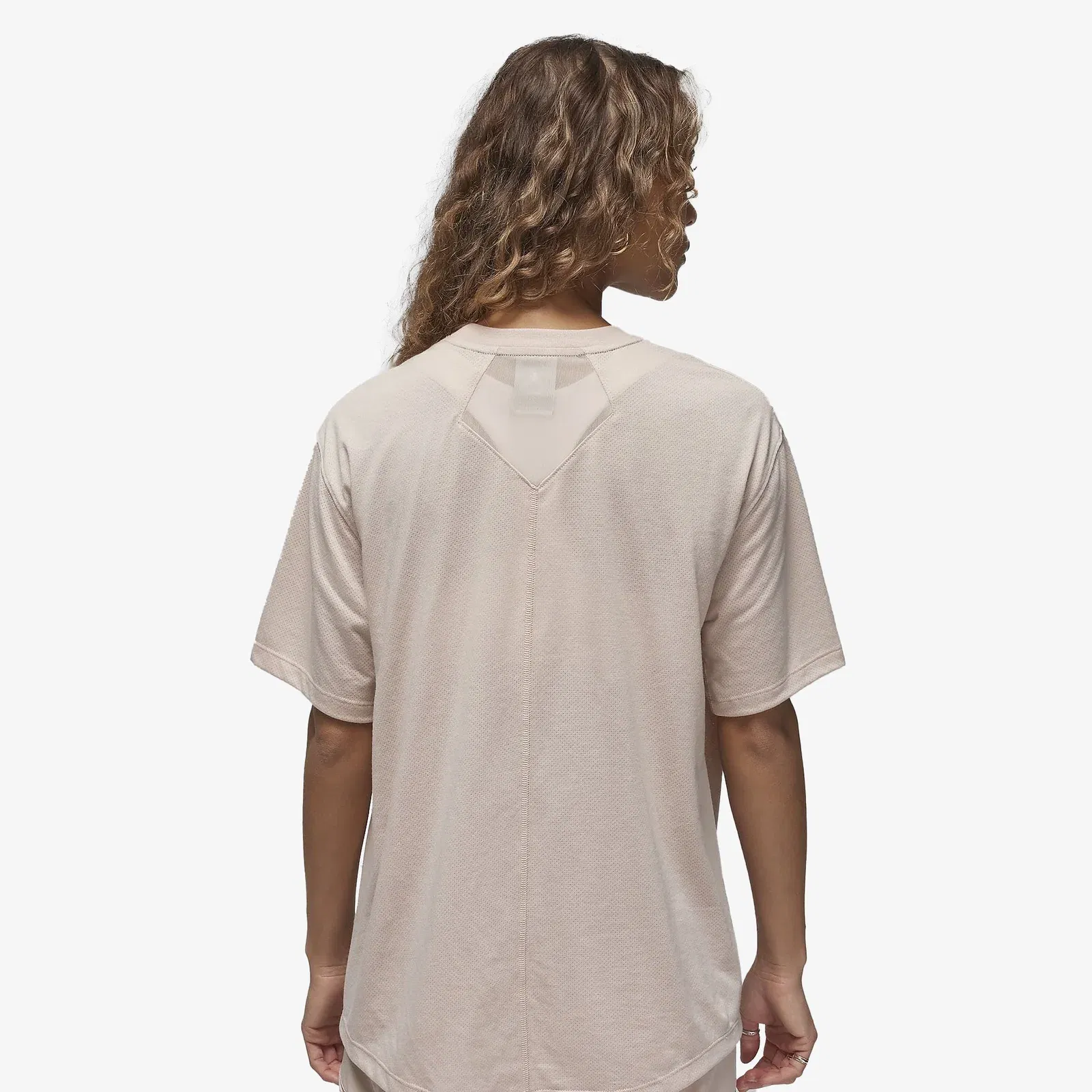Jordan DIAMOND SHORT-SLEEVE TOP { PARTICLE BEIGE