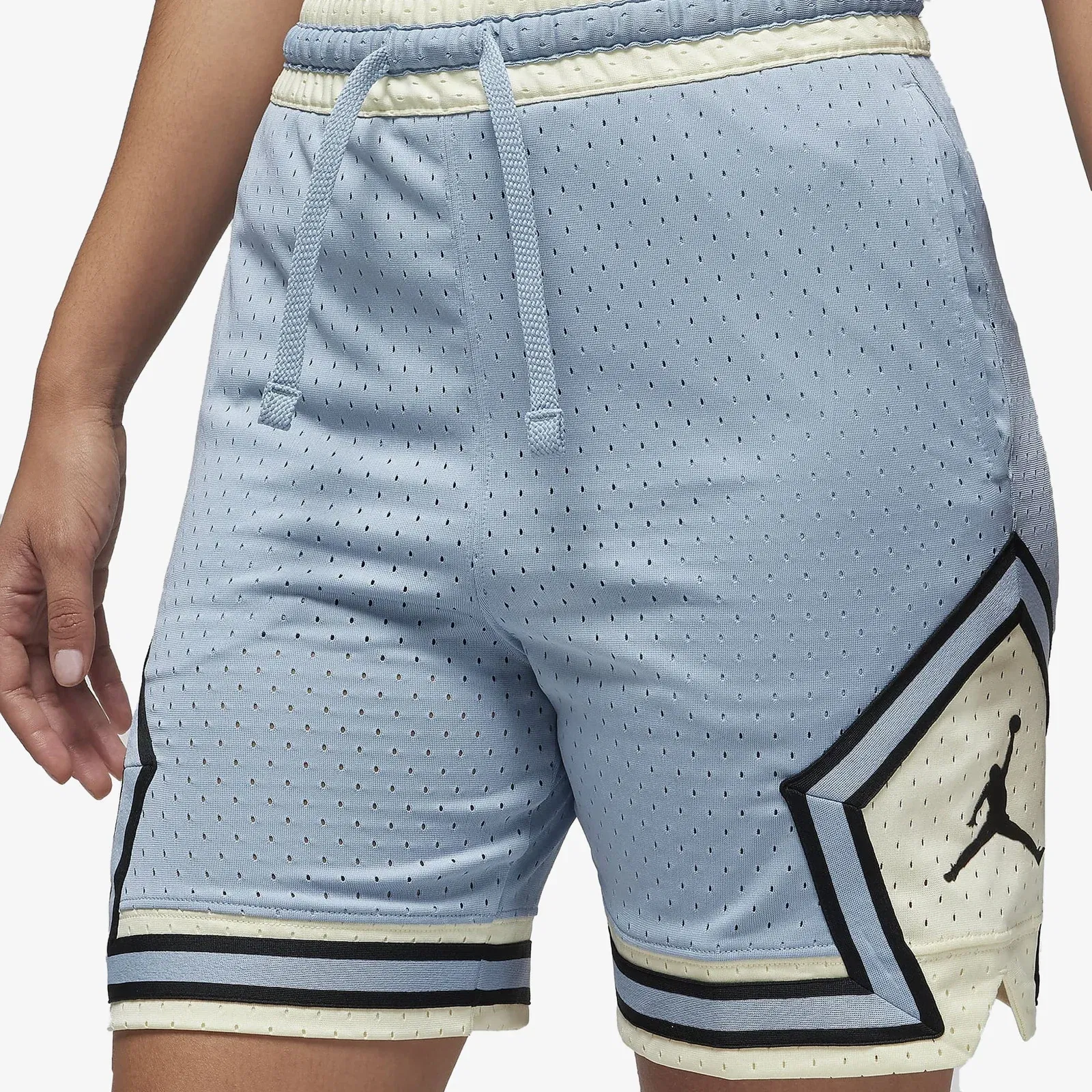 Jordan DIAMOND SHORTS { BLUE GREY/COCONUT MILK/BLACK