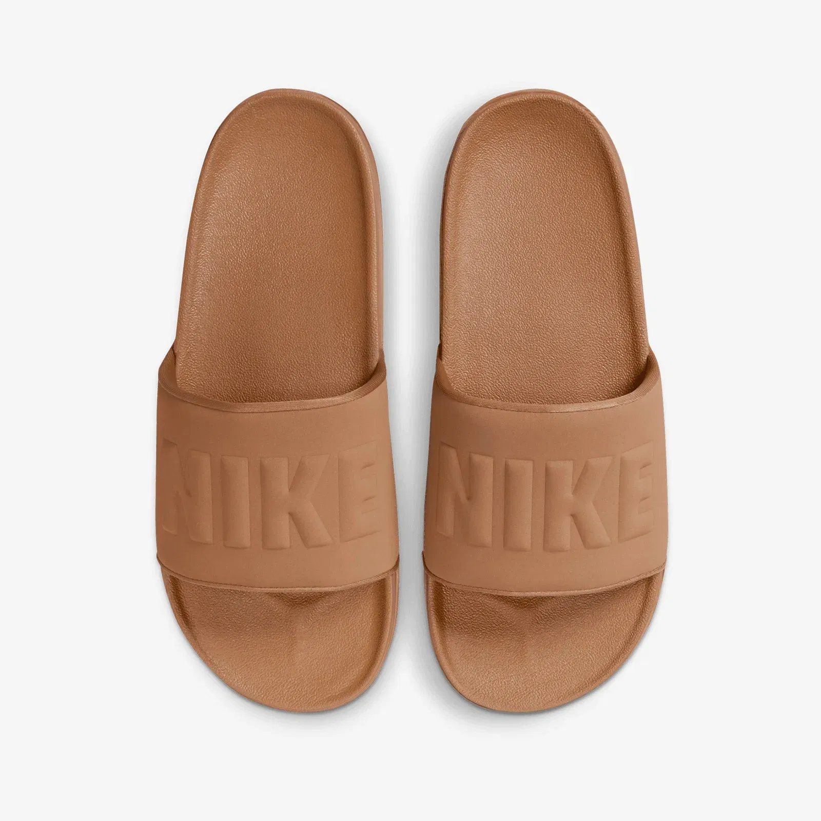 Nike OFFCOURT SLIDES { LT BRITISH TAN/LT BRITISH TAN