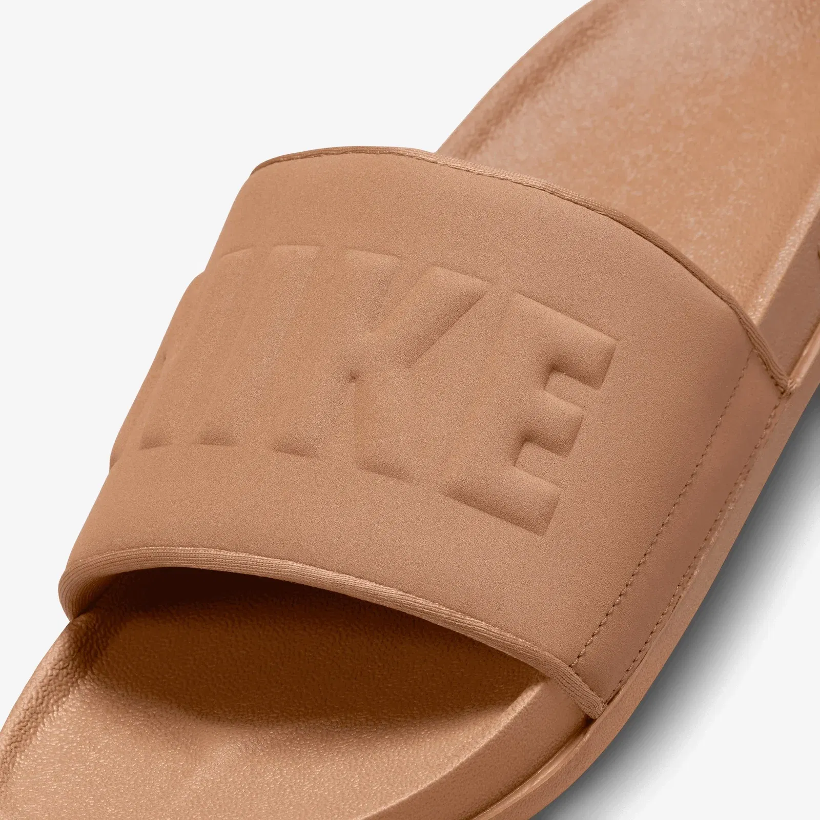 Nike OFFCOURT SLIDES { LT BRITISH TAN/LT BRITISH TAN