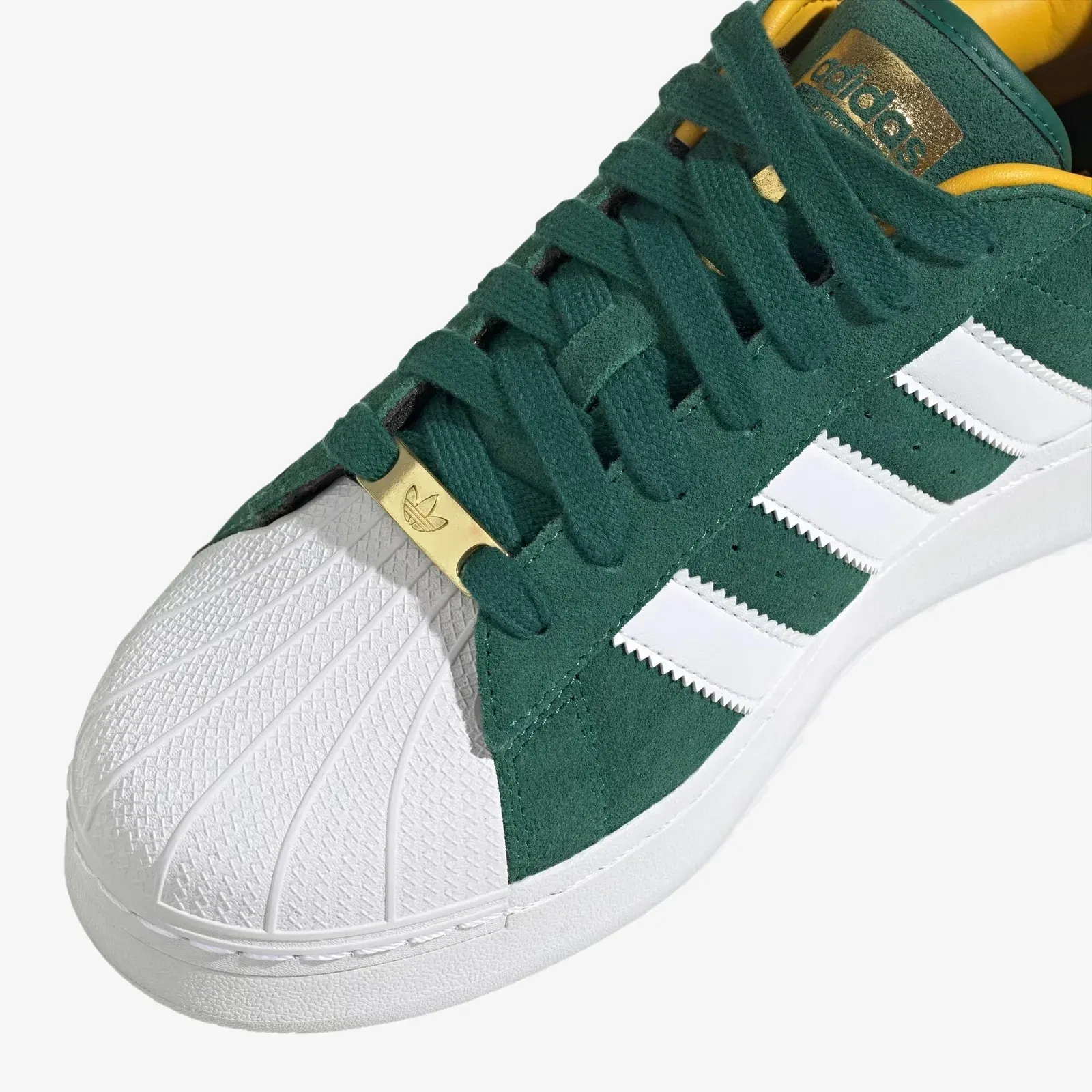 Adidas Originals SUPERSTAR XLG { CGRENN/FTWWHT/BOGOLD