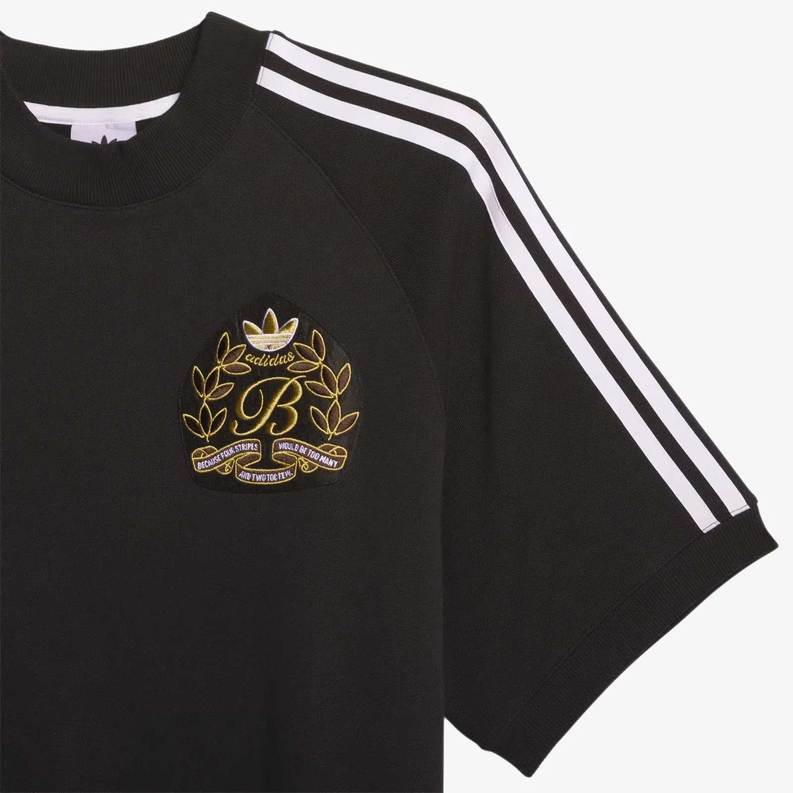 Adidas Originals TEE-CREW { BLACK/WHITE