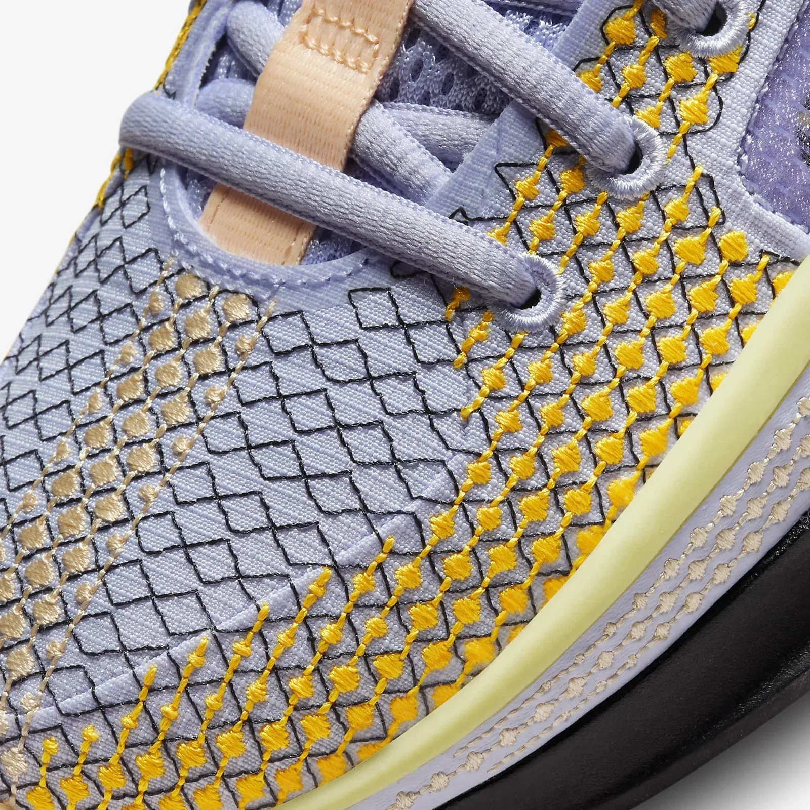 Nike SABRINA 1 "SPARK" EP { OXYGEN PURPLE/BLACK-LEMON CHIFFON