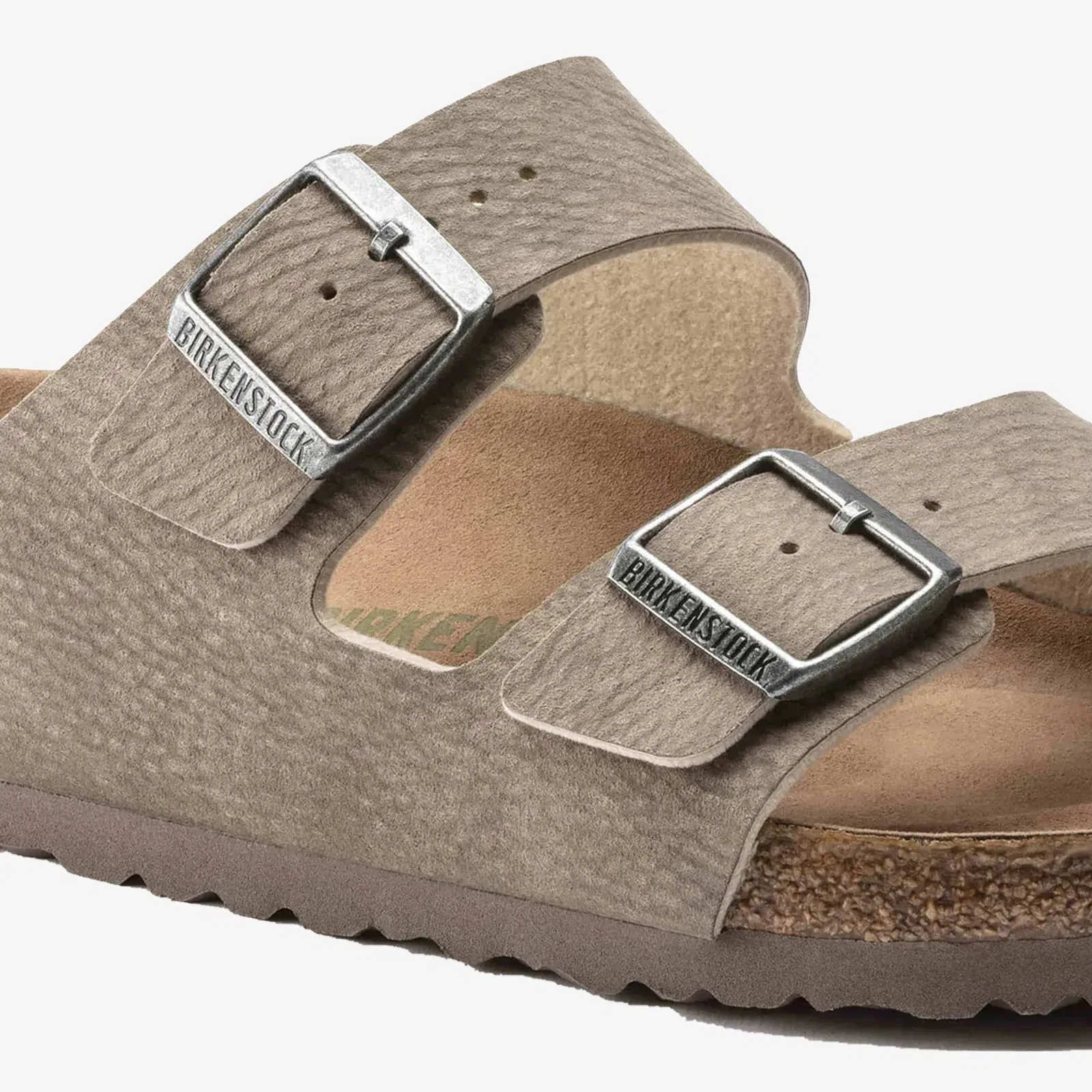 Birkenstock ARIZONA VEGAN MICRO FIBRE { BROWN