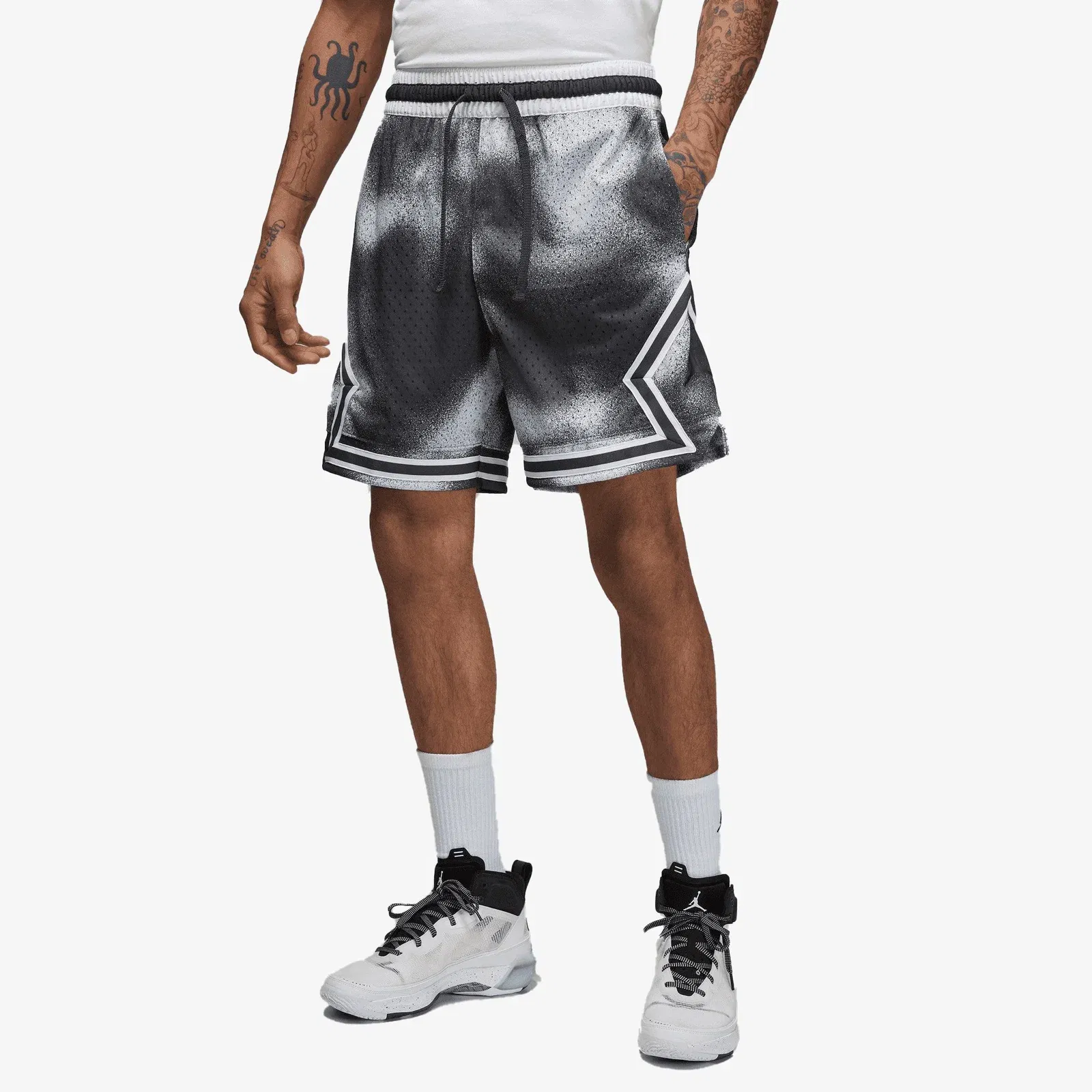Jordan DRI-FIT SPORT { DK SMOKE GREY/WHITE/BLACK