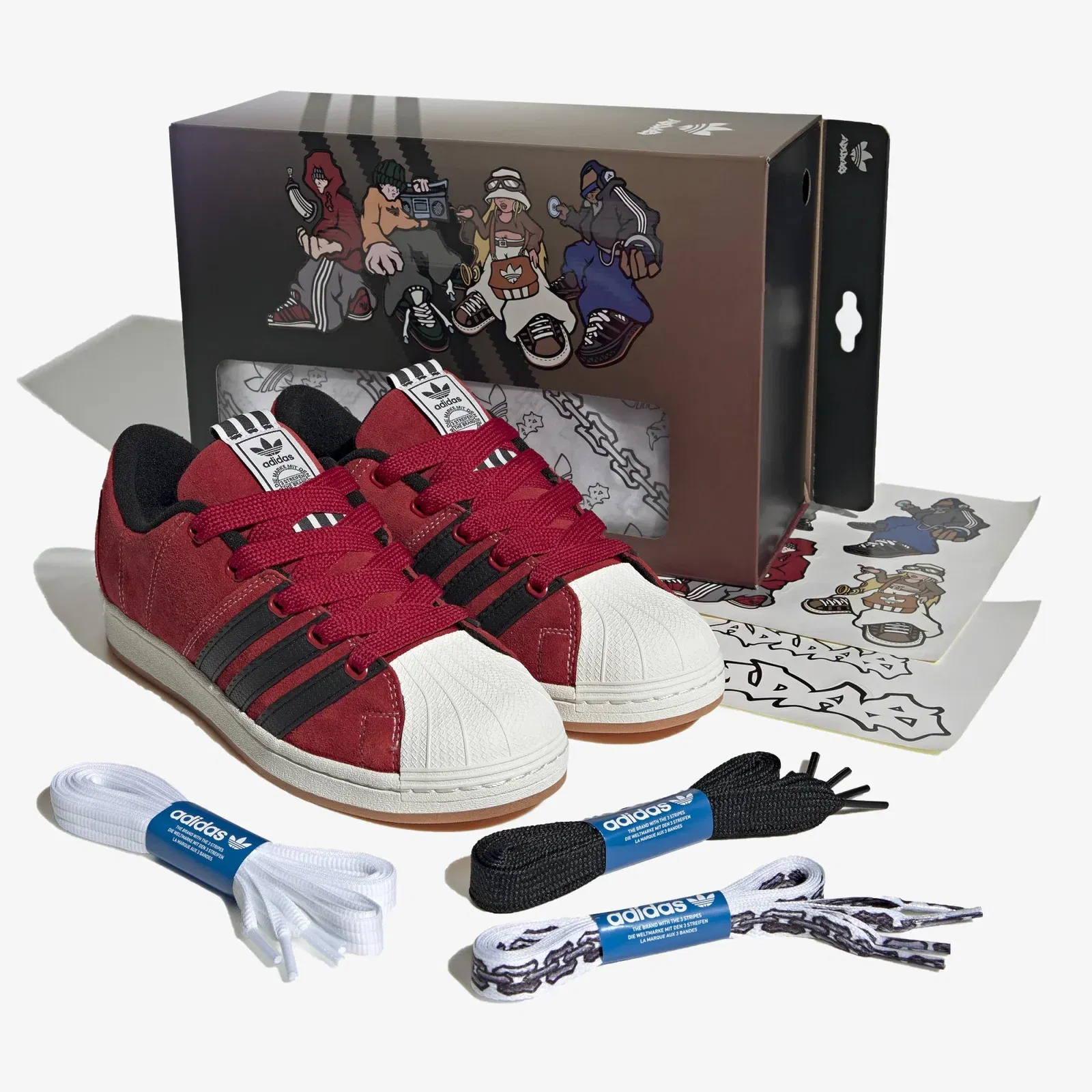 Adidas Originals ADIDAS SUPERMODIFIED YNUK { POWER RED/CORE BLACK