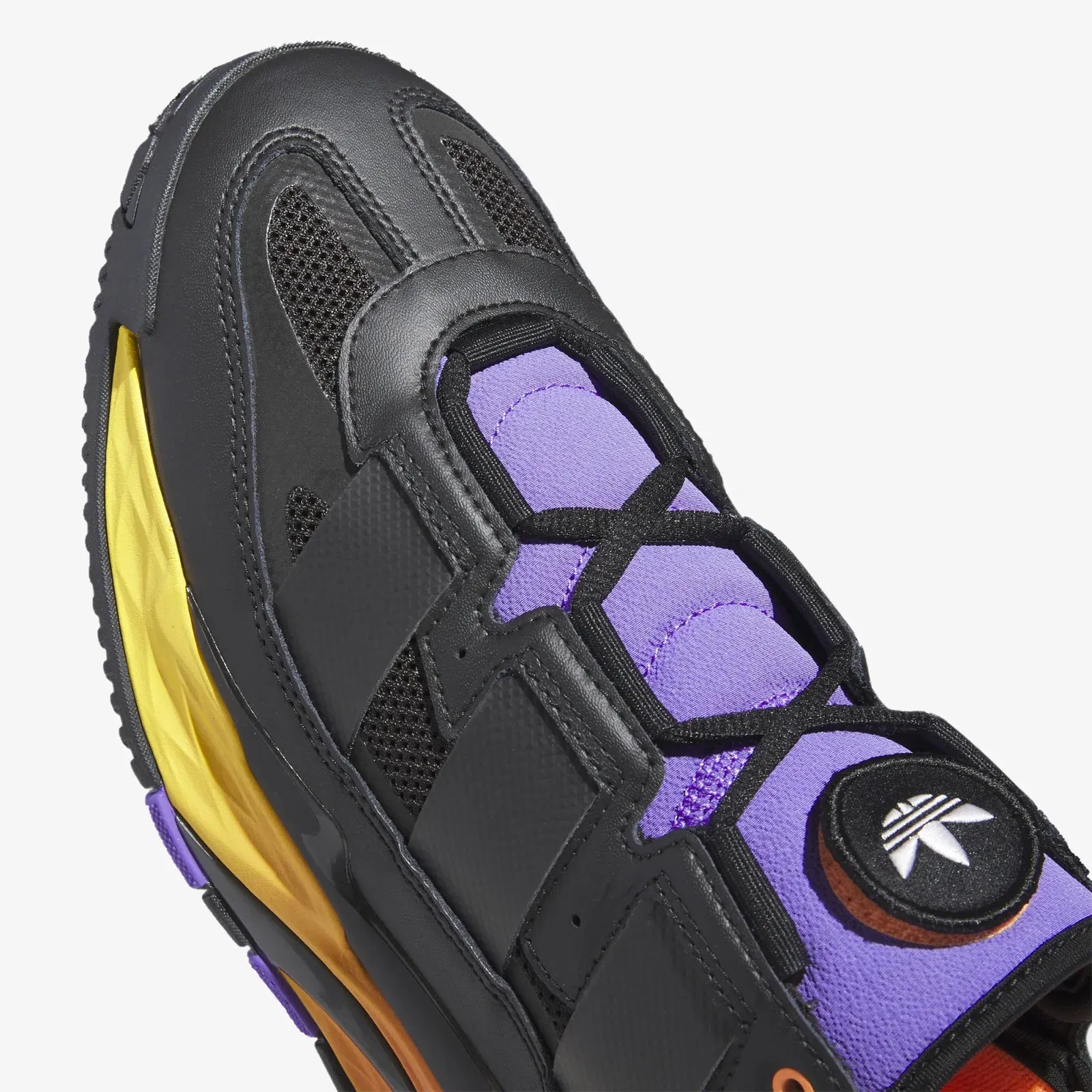 Adidas Originals NITEBALL { CORE BLACK/GREY/PURPLE RUSH