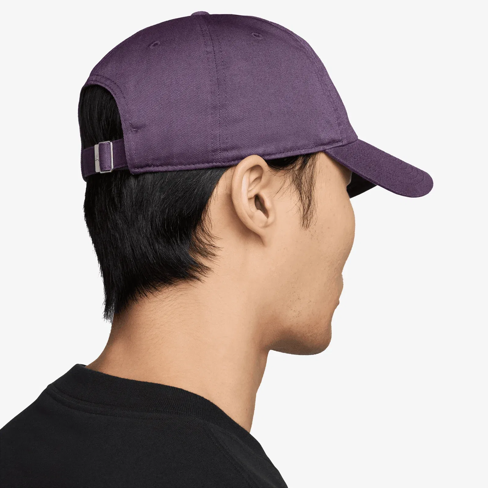 Jordan CLUB UNSTRUCTURED CURVED-BILL HAT { DARK RAISIN/SAIL