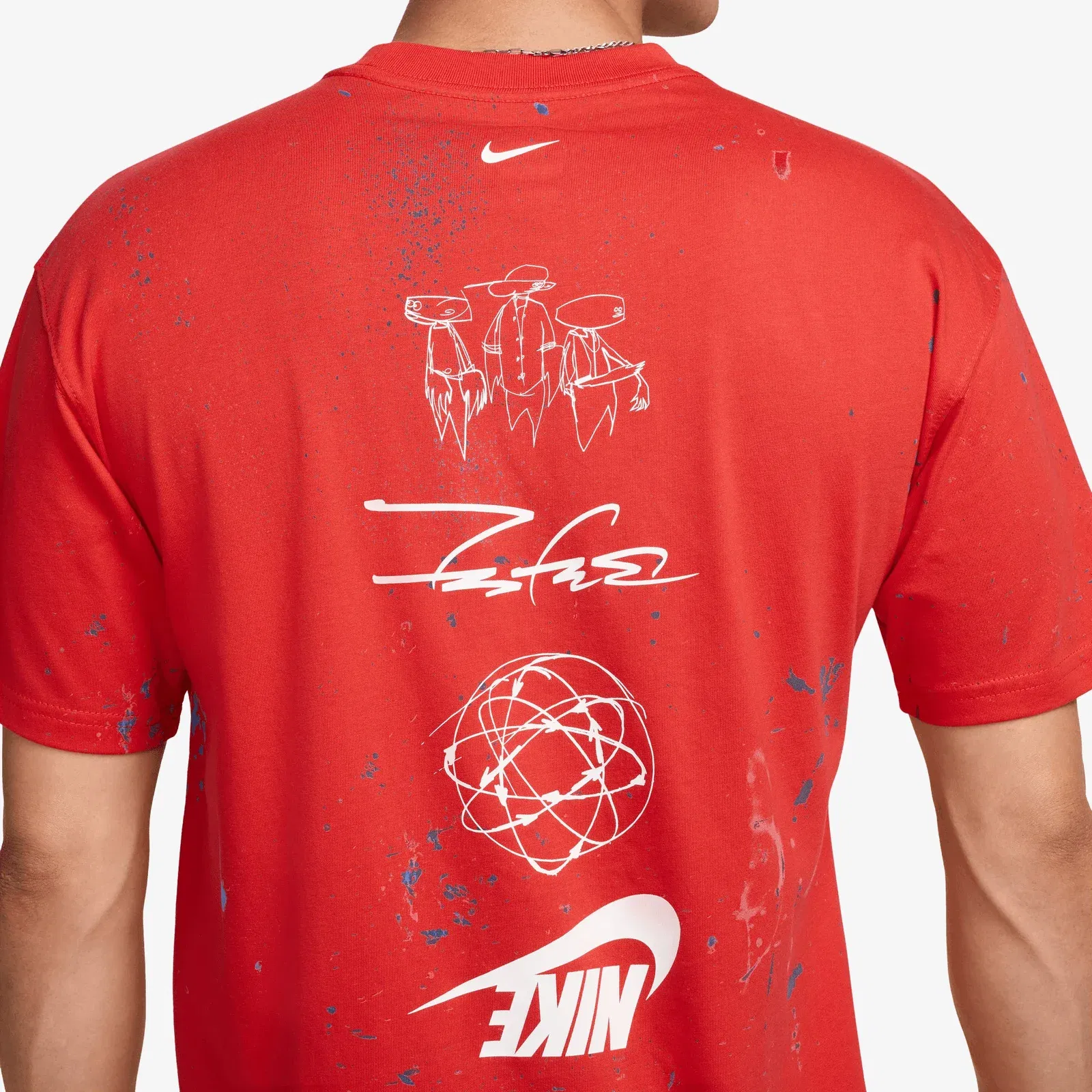NIKE MAX90 T-SHIRT { LT CRIMSON