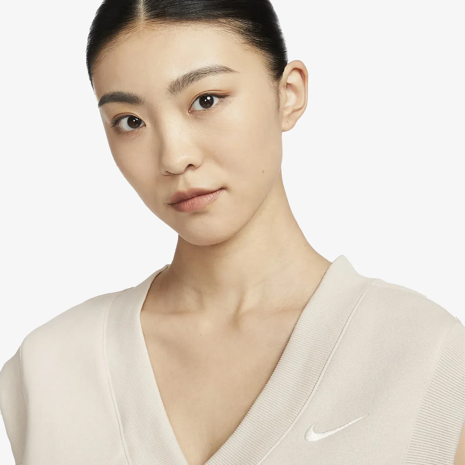 NIKE SPORTSWEAR PHOENIX FLEECE { LT OREWOOD BRN/SAIL