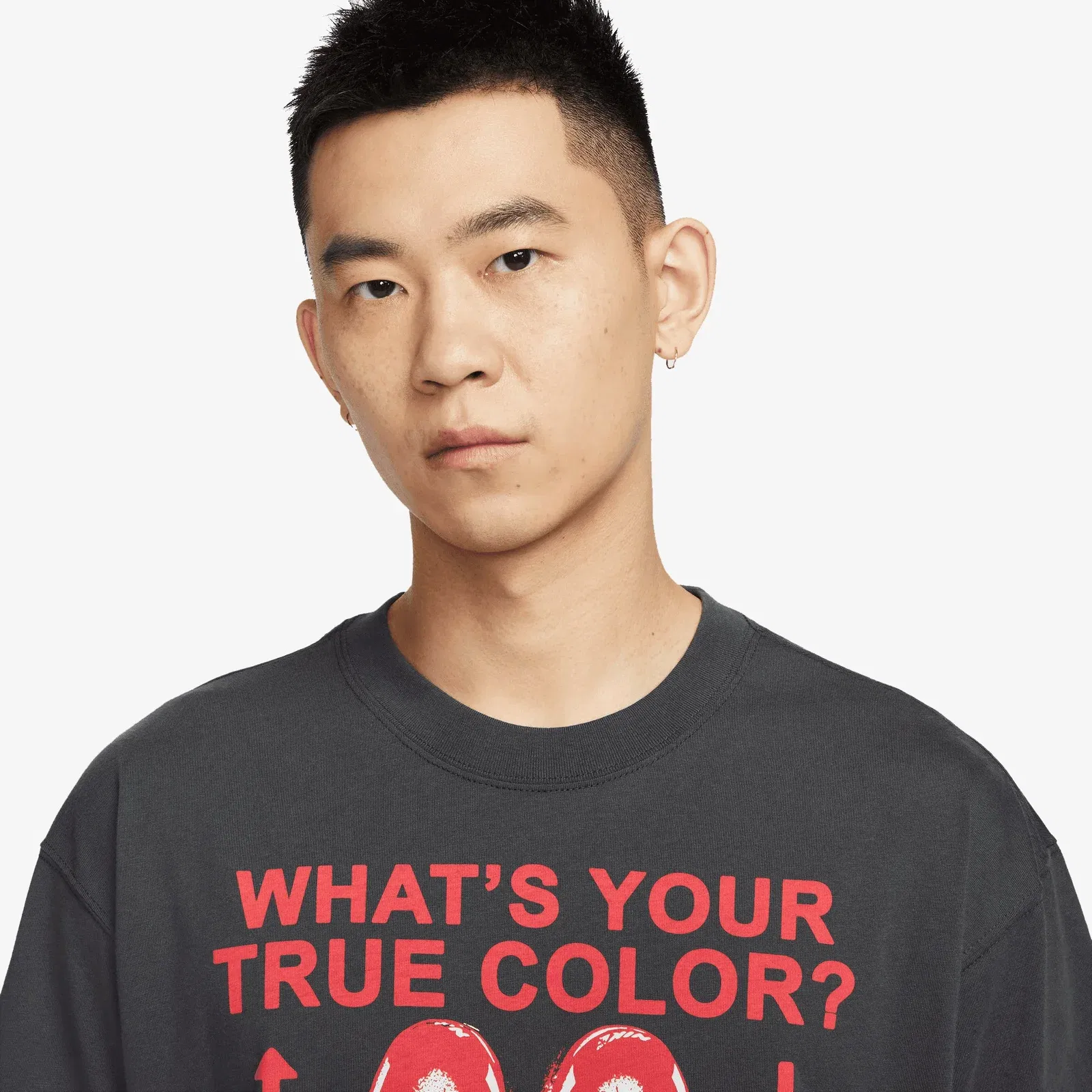 NIKE SPORTSWEAR T-SHIRT { ANTHRACITE