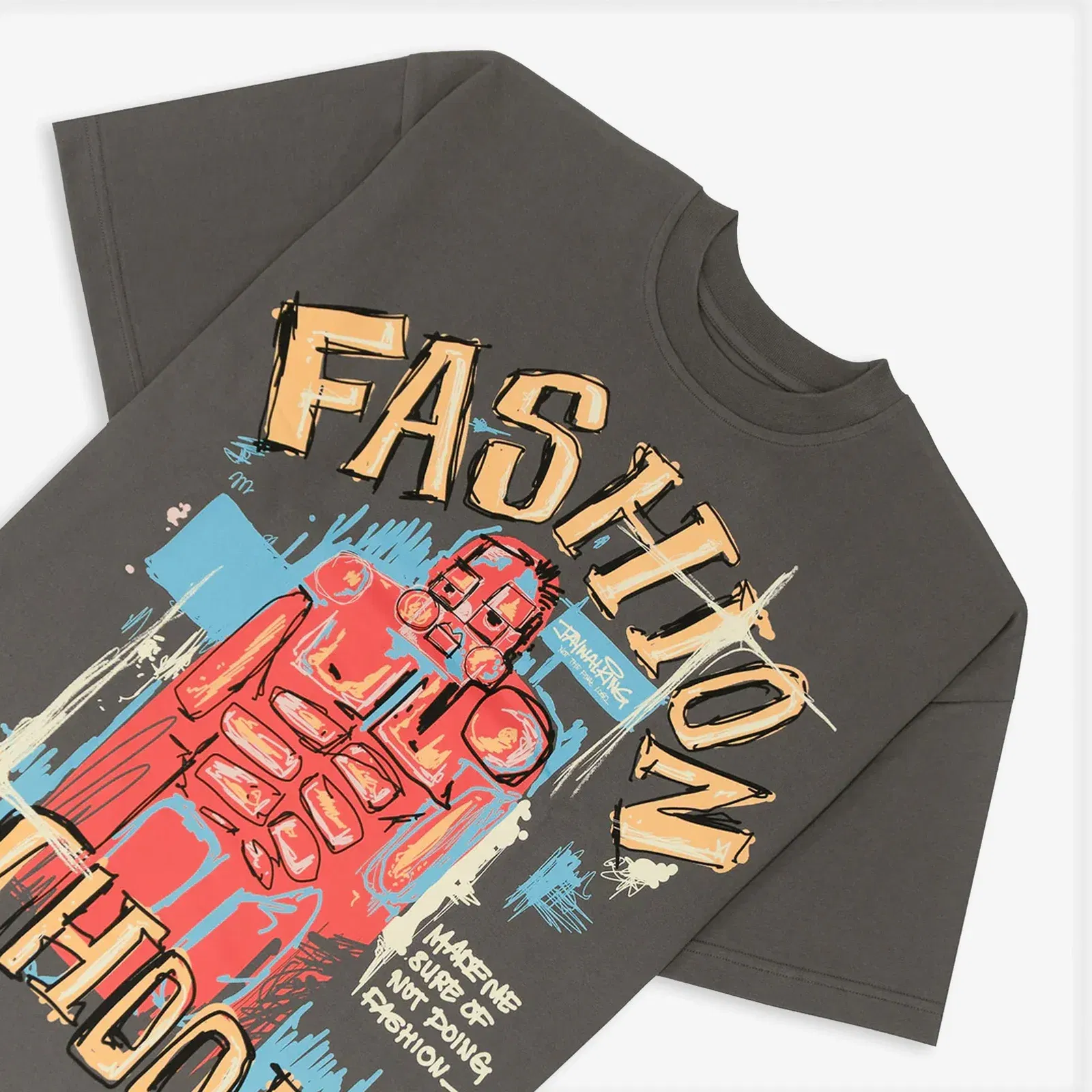 JAYWALKING FASHION SCHOOL 2.0 T-SHIRT { GREY