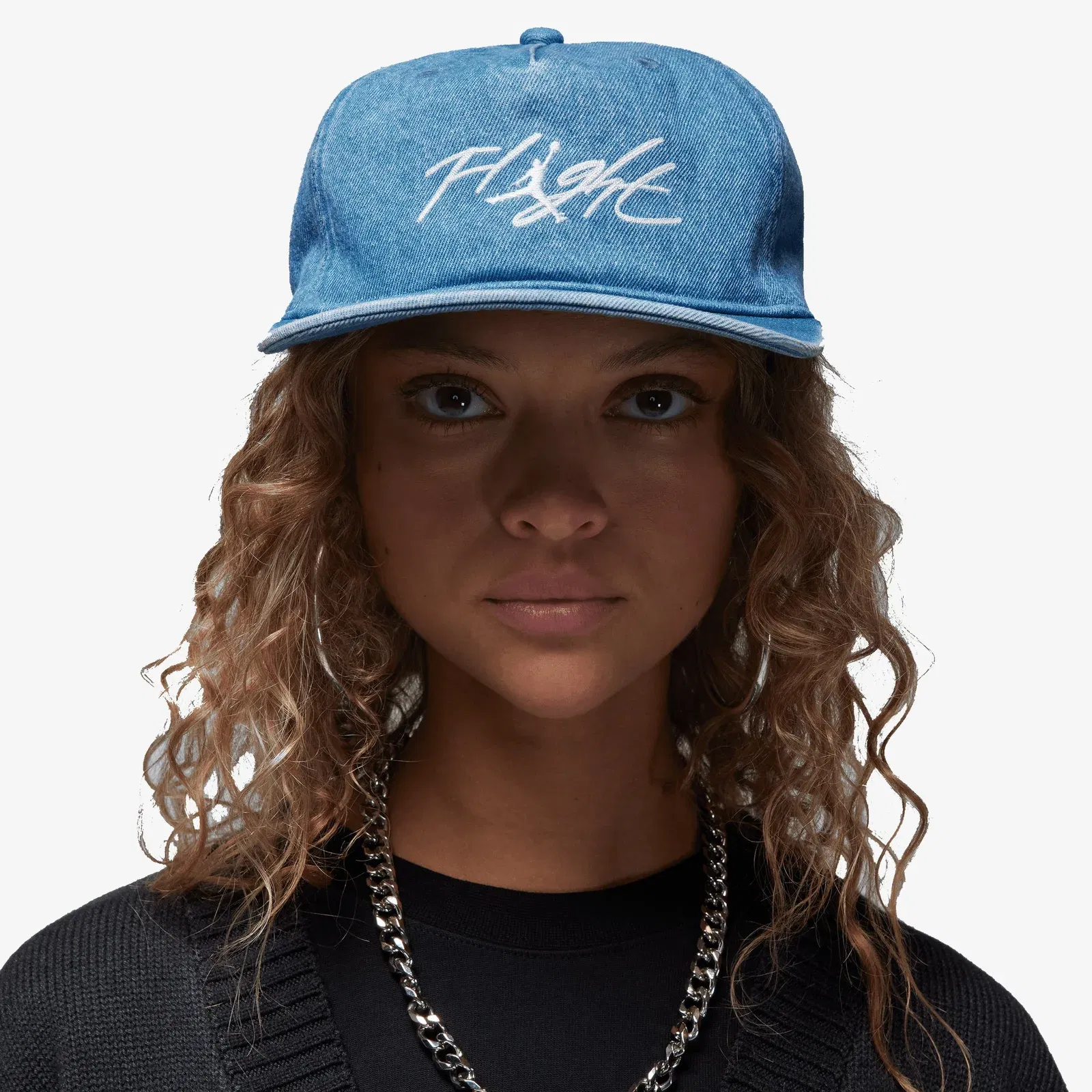 Jordan UNSTRUCTURED 5-PANEL HAT { BLUE GREY/WHITE