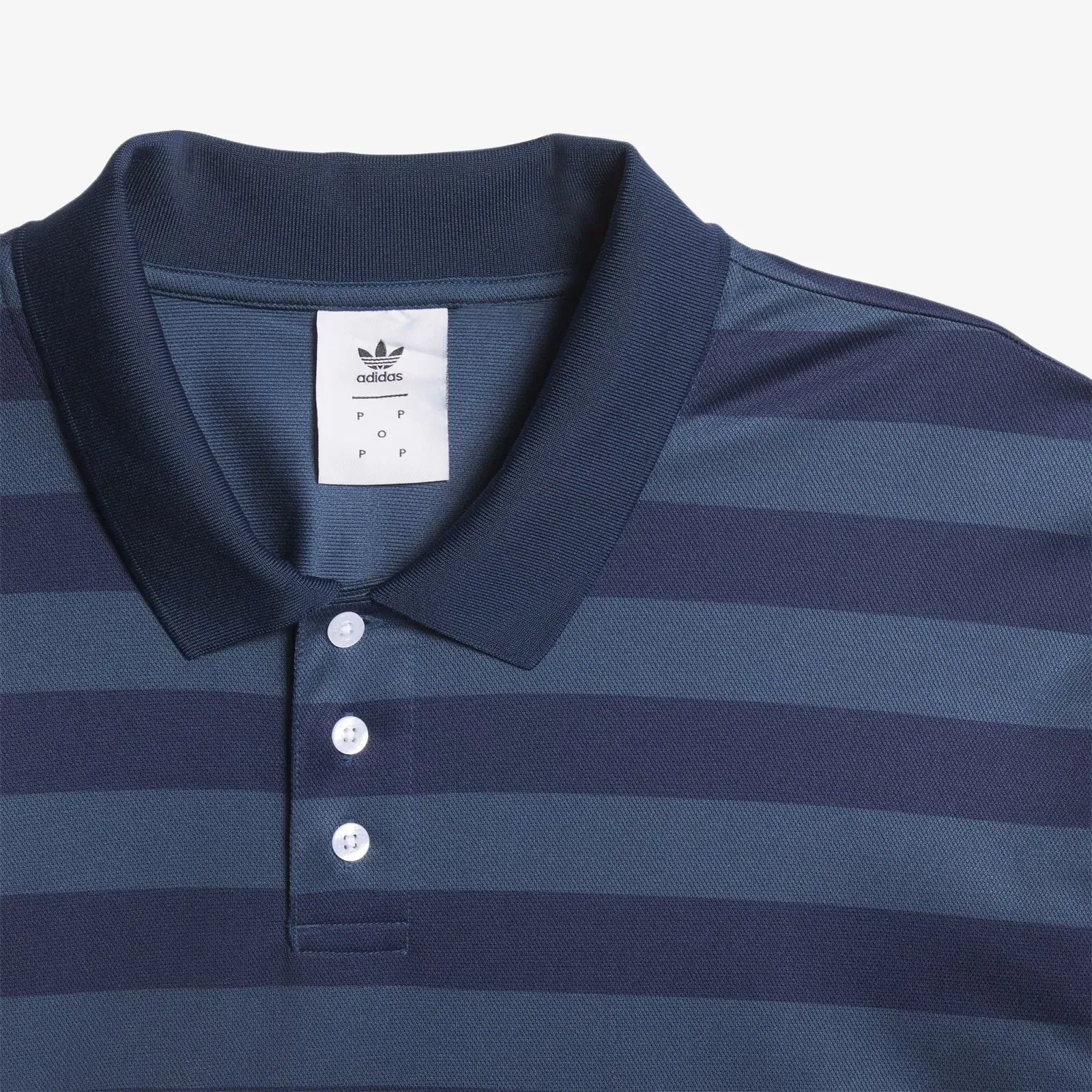 Adidas Originals POP POLO SHIRT { CREW NAVY/COLLEGIATE NAVY