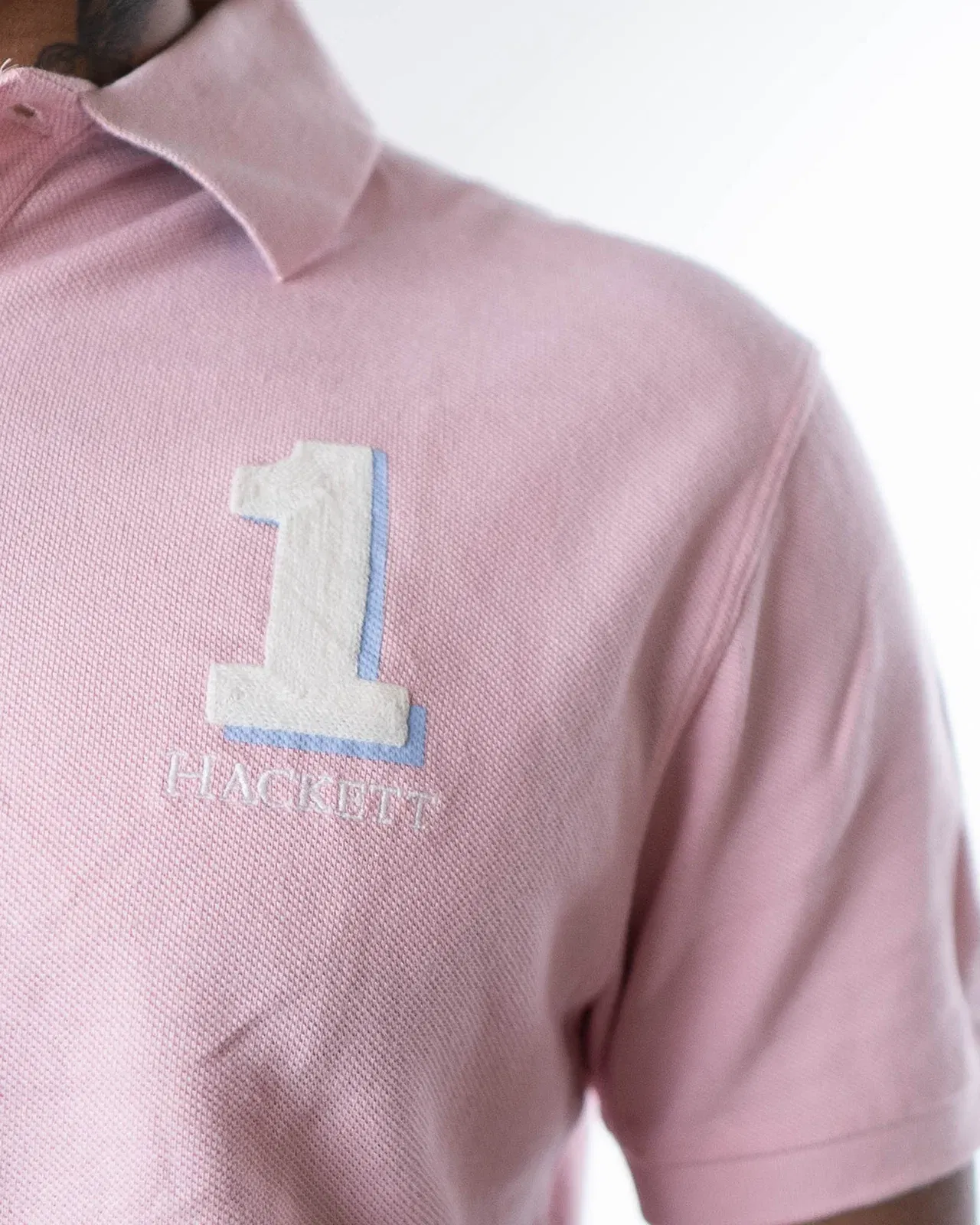 Hackett New Classic Polo T-Shirt - Pink (M)