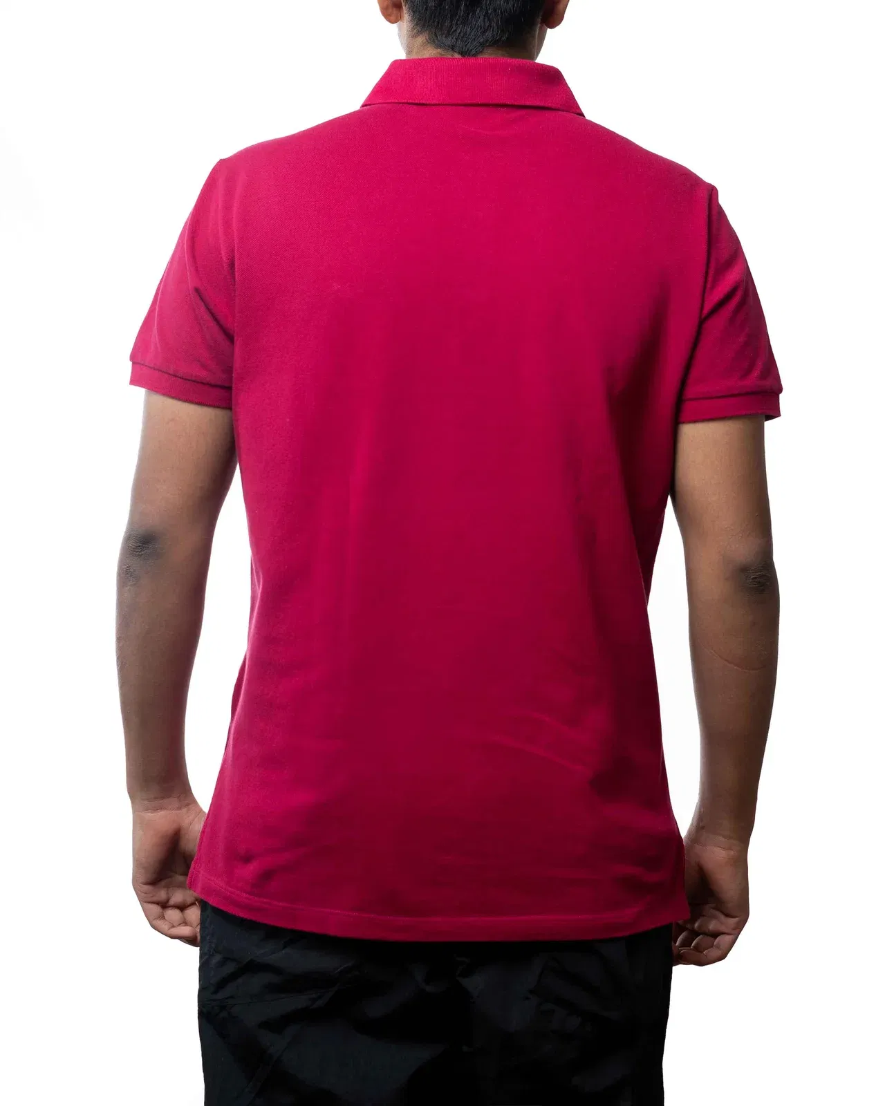 Etro Men Burgundy Polo T-shirt (XL)