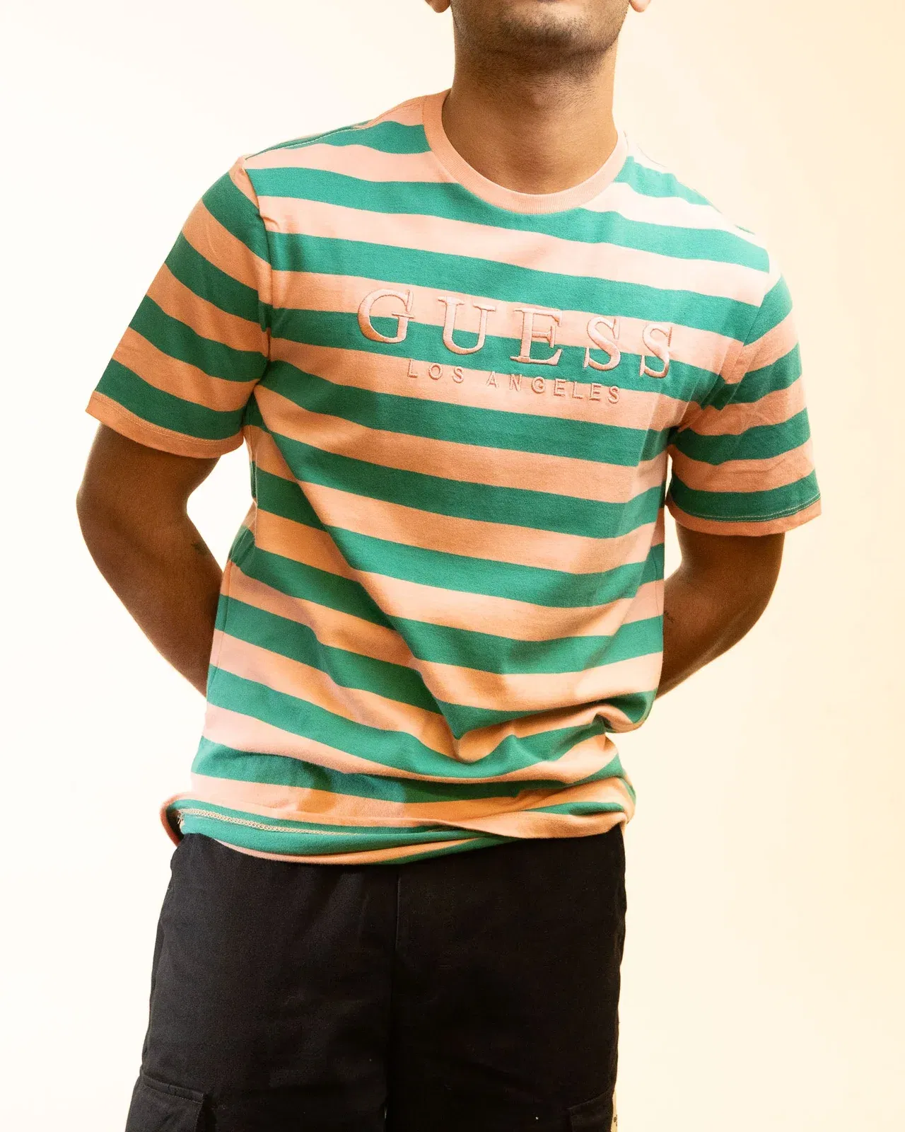 Guess Los Angeles Striped T-Shirt (S)