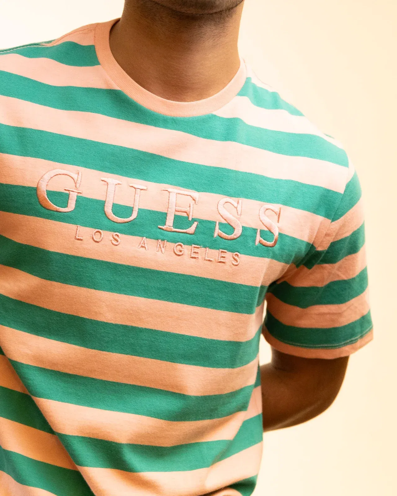 Guess Los Angeles Striped T-Shirt (S)