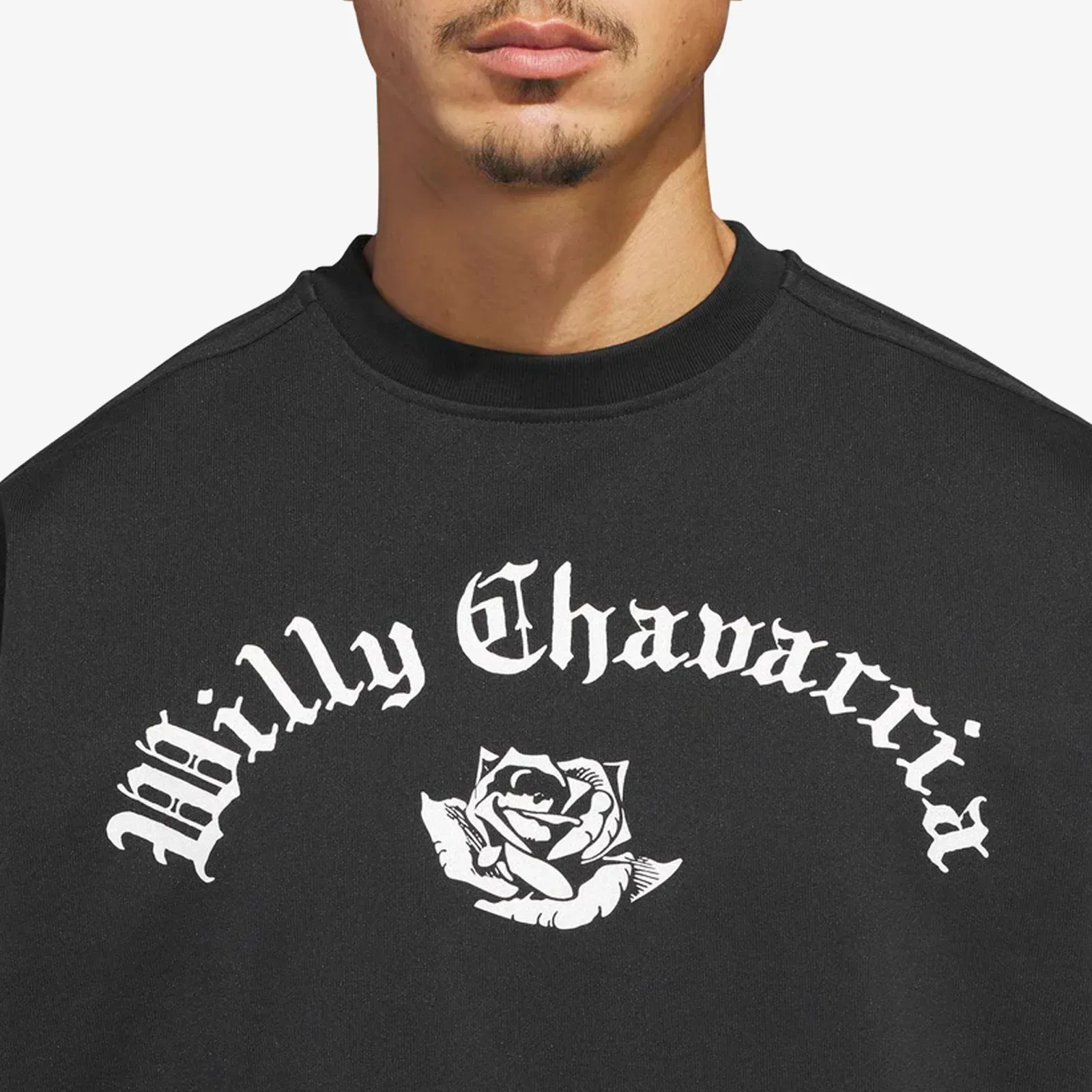 ADIDAS ORIGINALS WILLY CHAVARRIA SIGNATURE LOGO T-SHIRT { BLACK